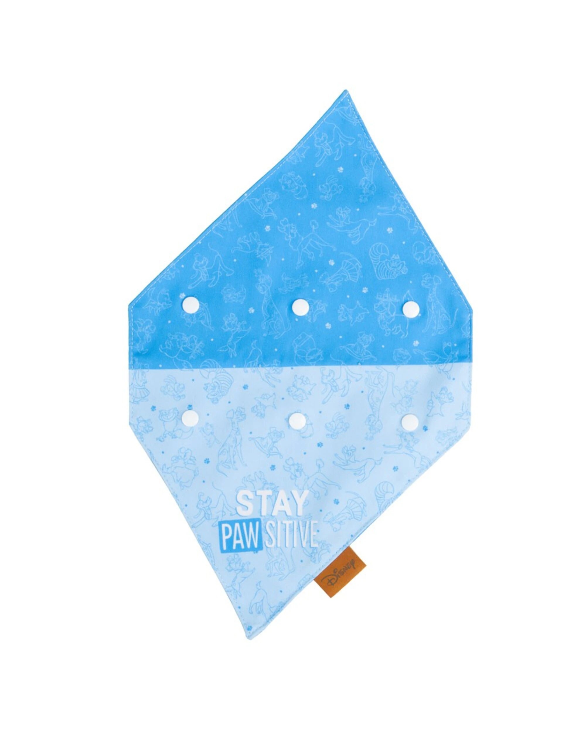 4 Disney - The Cats & Dogs of Disney Bandana - Small/Medium - Blue, 4 of 4