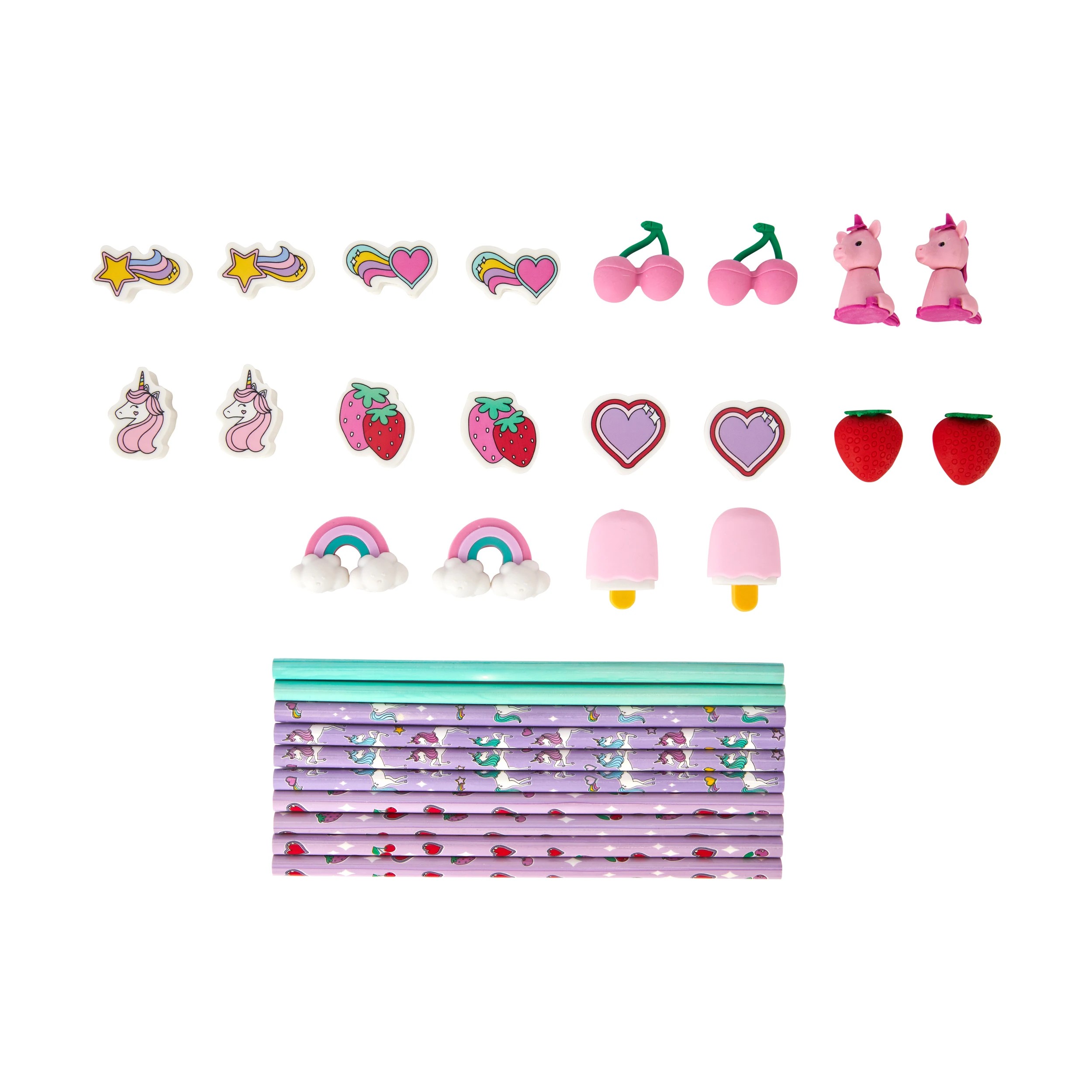 2 Pencil and Eraser Set, 2 of 4