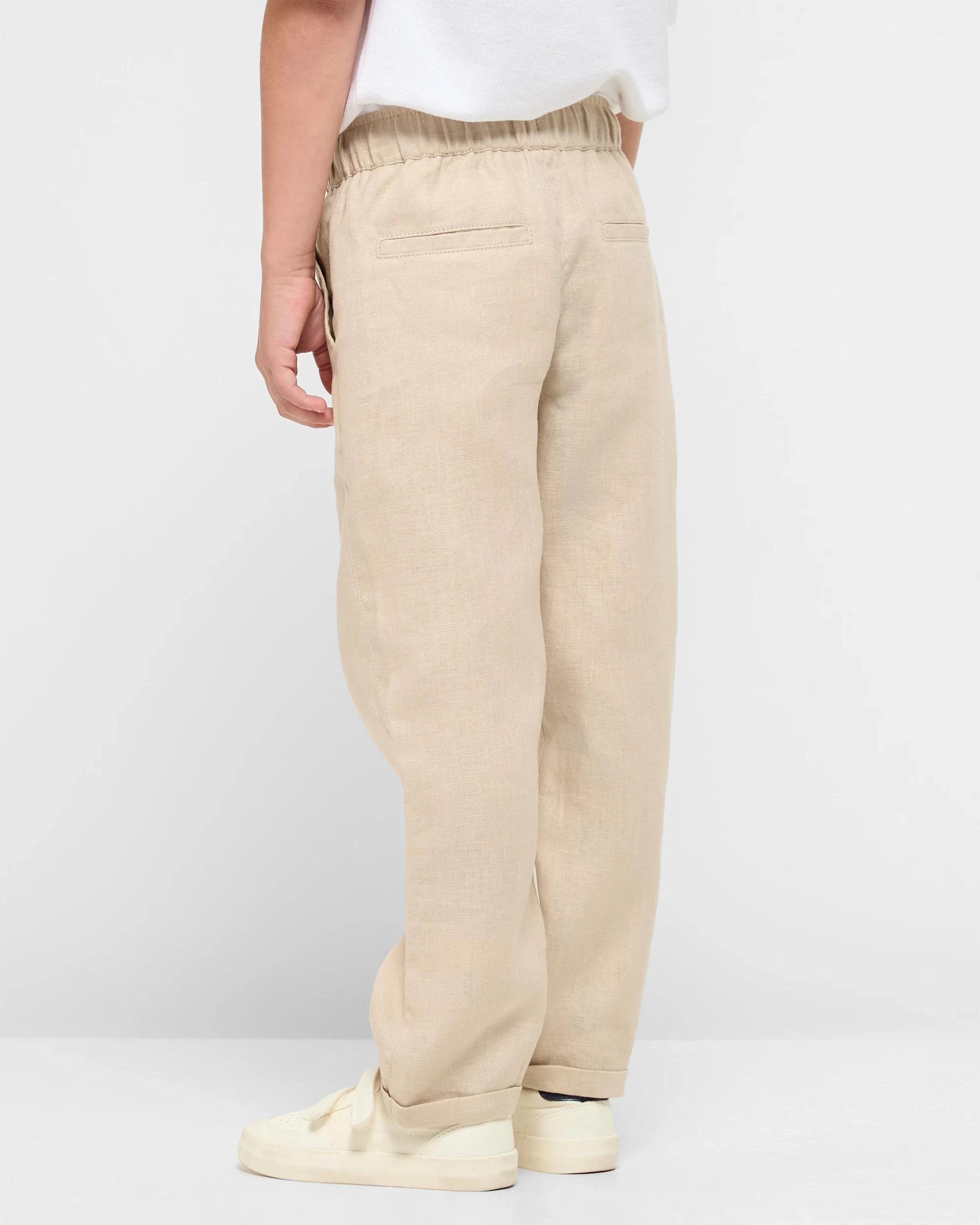 3 Target European Linen Pant CREAM, 3 of 9