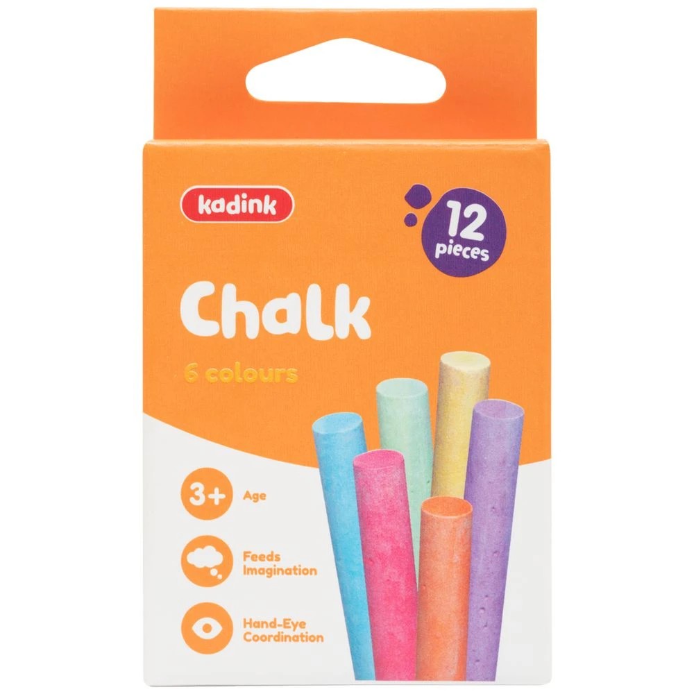 1 Kadink Chalk Assorted Colours 12 Pack, 1 of 3