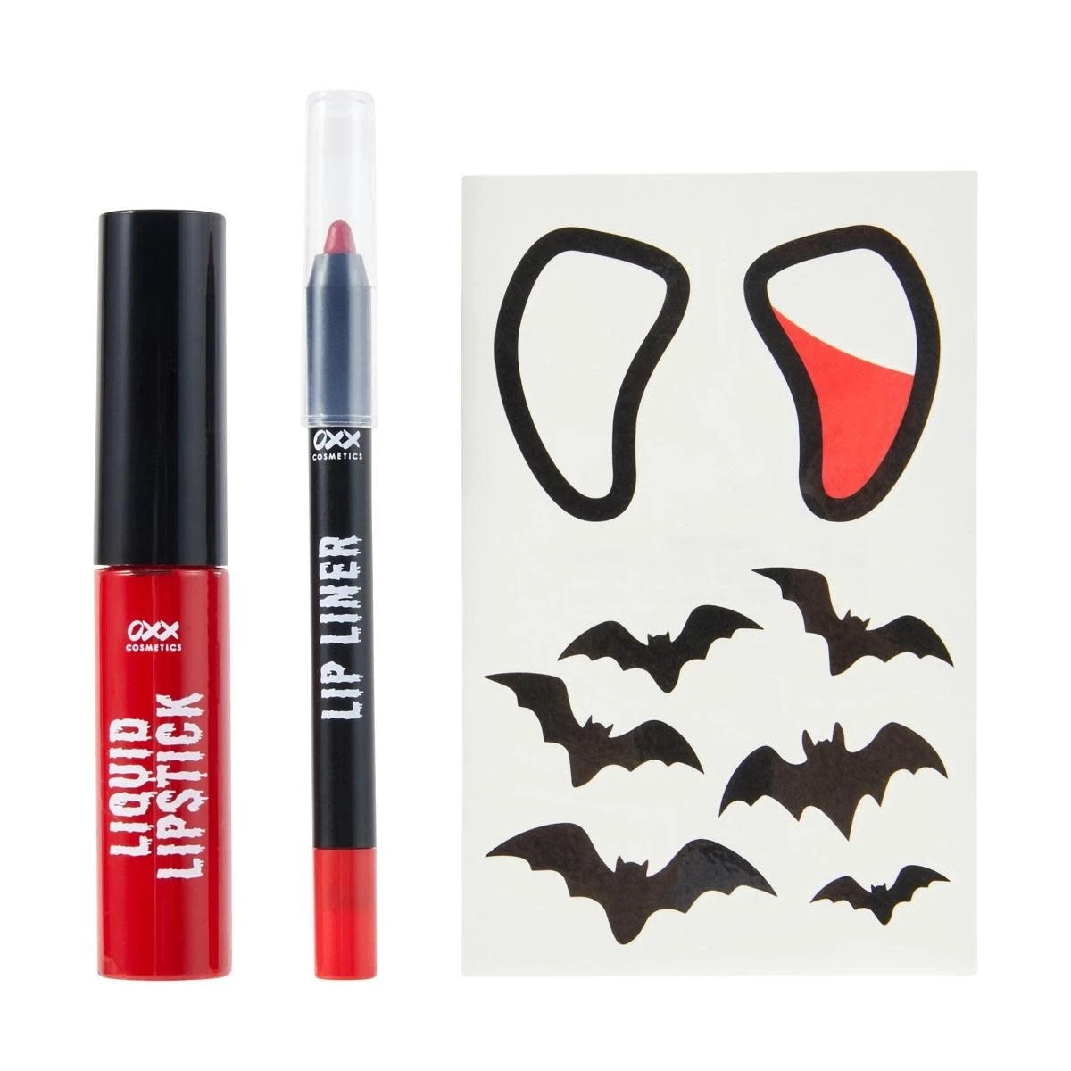 2 OXX Cosmetics 3 Piece Halloween Vampire Lip Kit - Red, 2 of 6