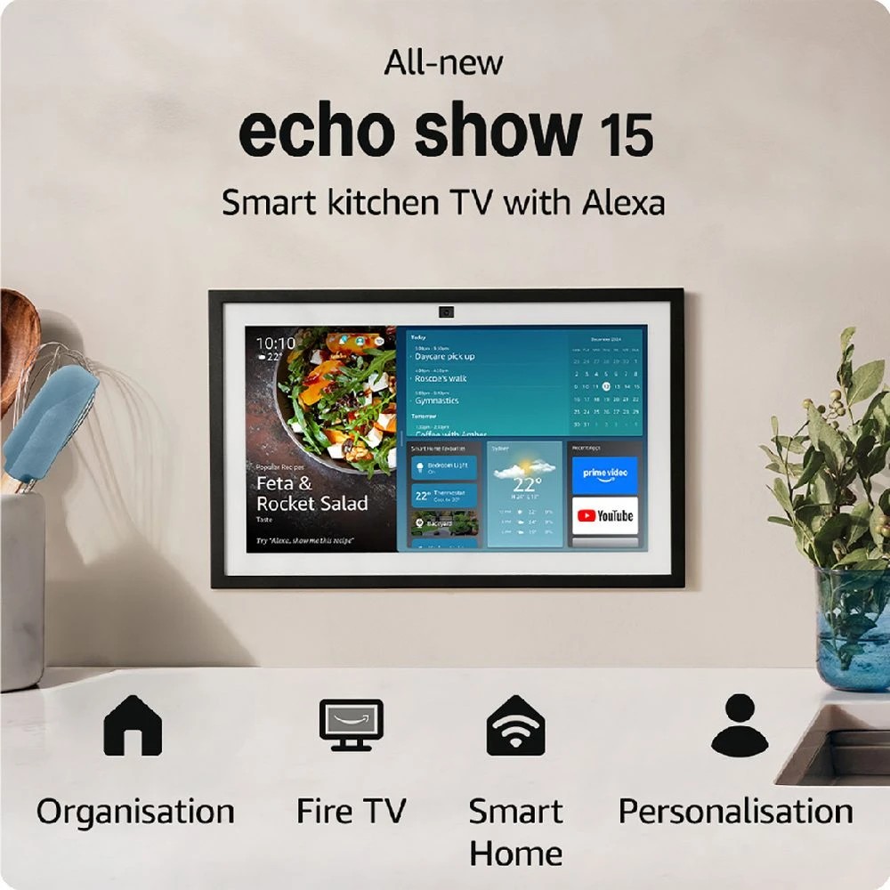 2 Amazon Echo Show 15 Black with Remote, 2 of 7