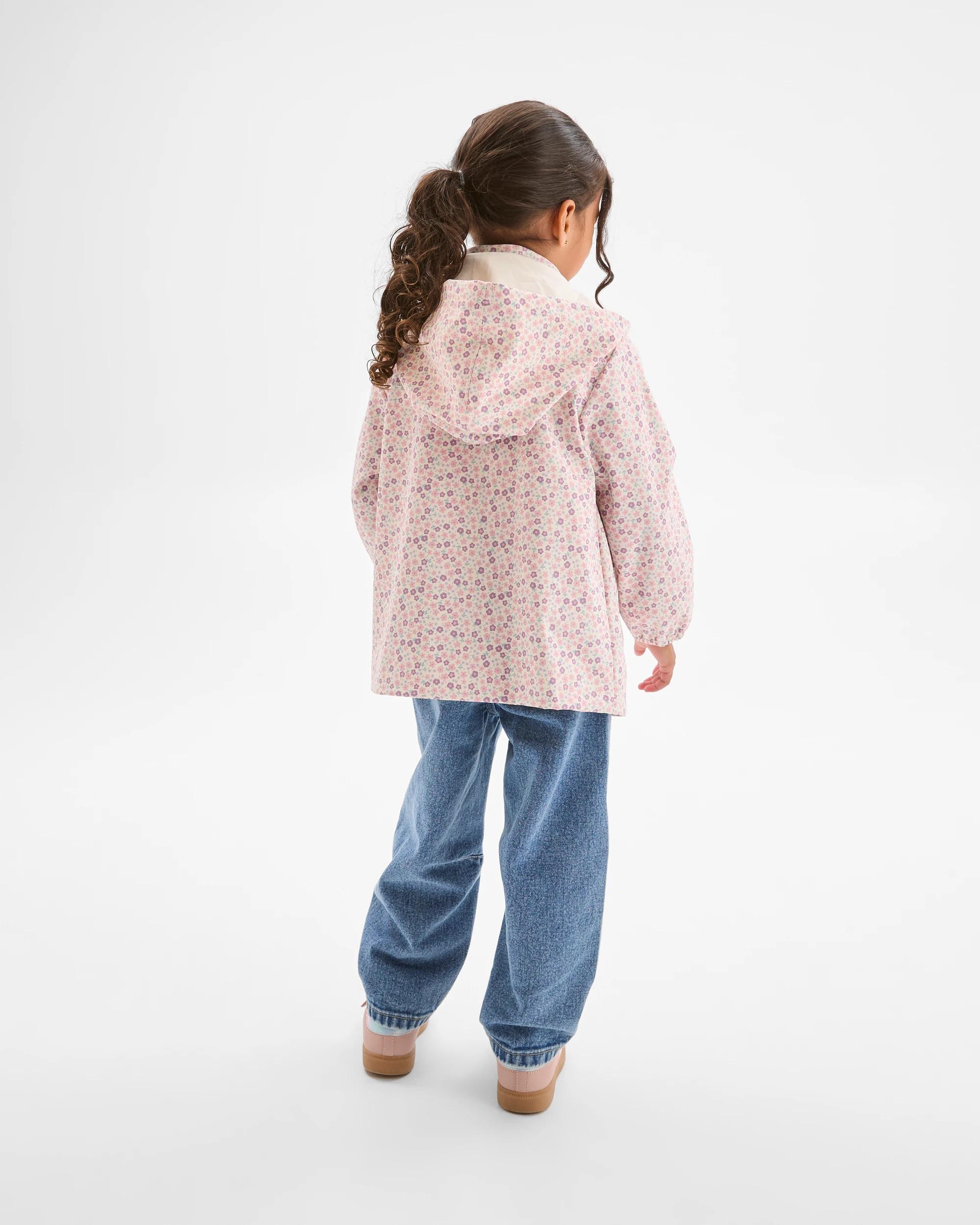 4 Target Kids Spray Jacket PINK DITSY AOP, 4 of 6