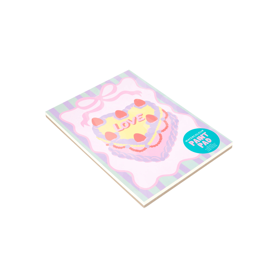 3 A4 Watercolour Paint Pad - Sweets and Blooms, 3 of 7