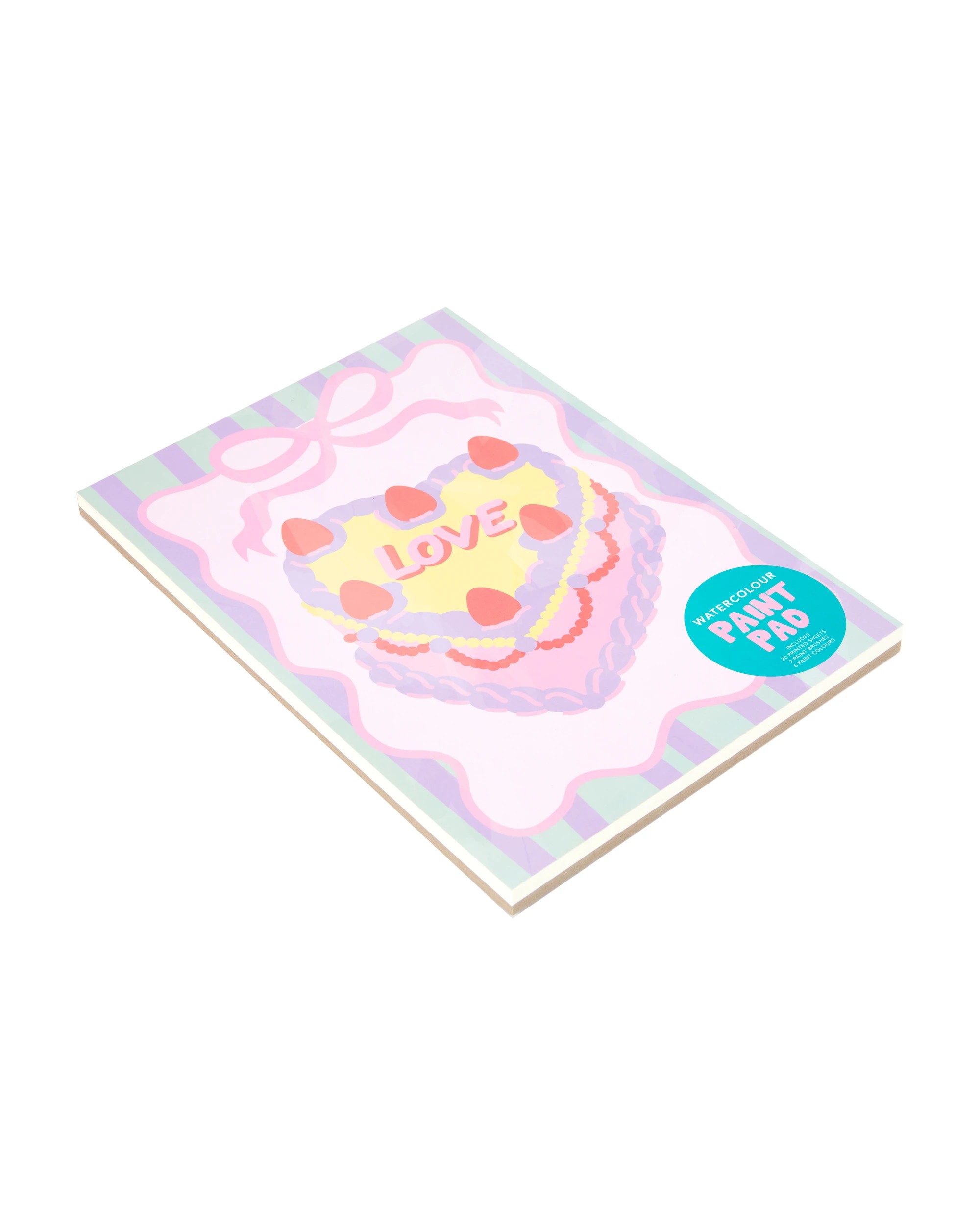 3 A4 Watercolour Paint Pad - Sweets and Blooms, 3 of 7