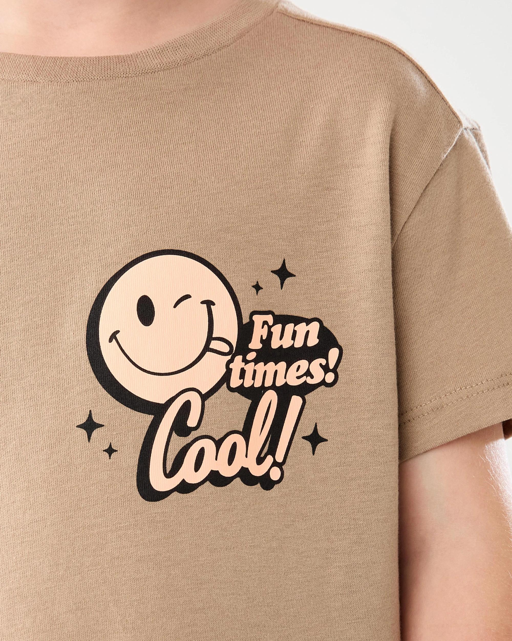 5 Chest Print T-shirt Bge Smiley, 5 of 10