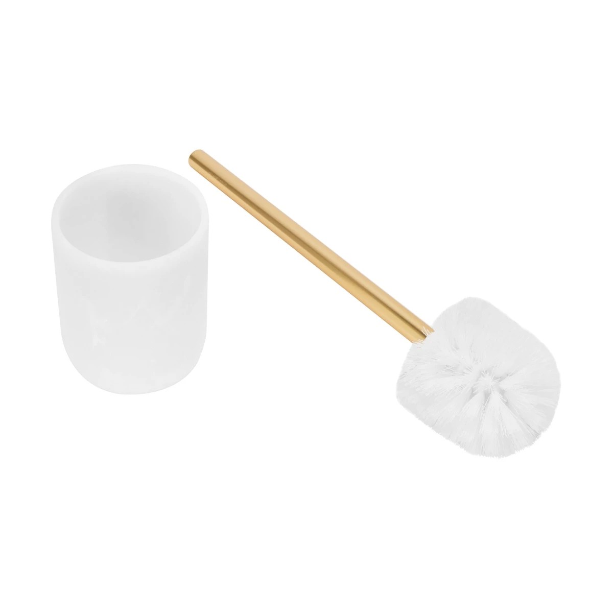4 White Resin Toilet Brush, 4 of 9