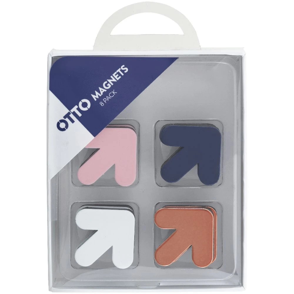 2 Otto Arrow Magnets Assorted Bright 8 Pack, 2 of 2