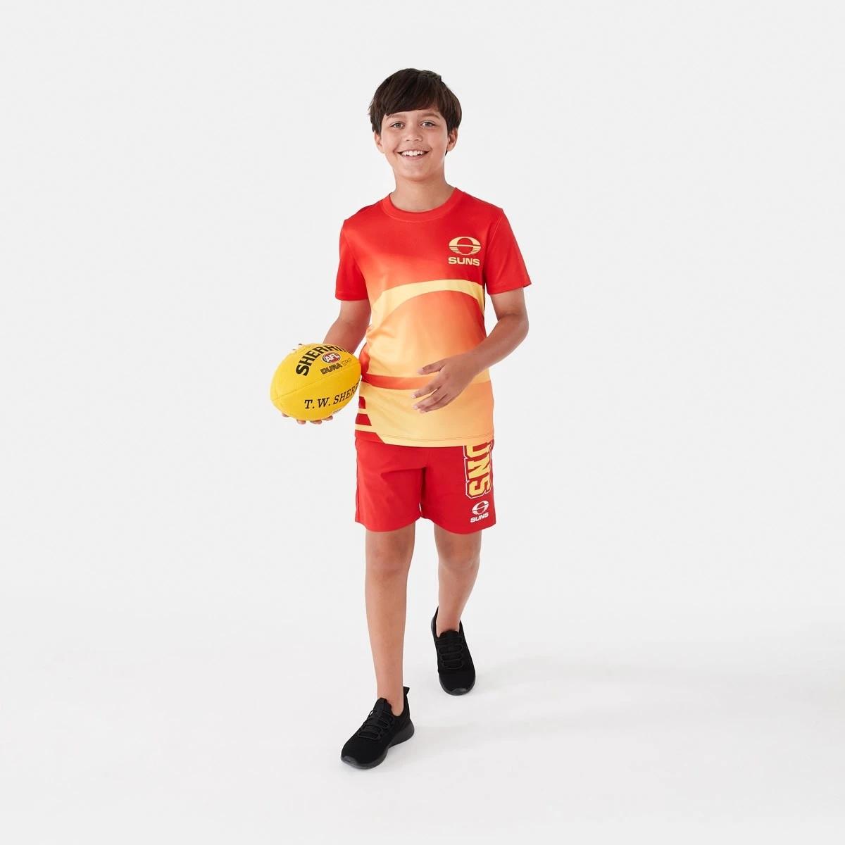 1 Official AFL Kids Training T-shirt Gc Suns, 1 of 10