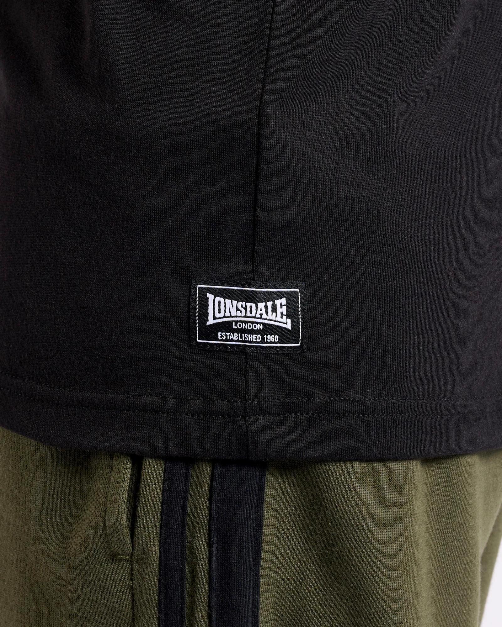 5 London T-Shirt - Lonsdale London BLACK, 5 of 5