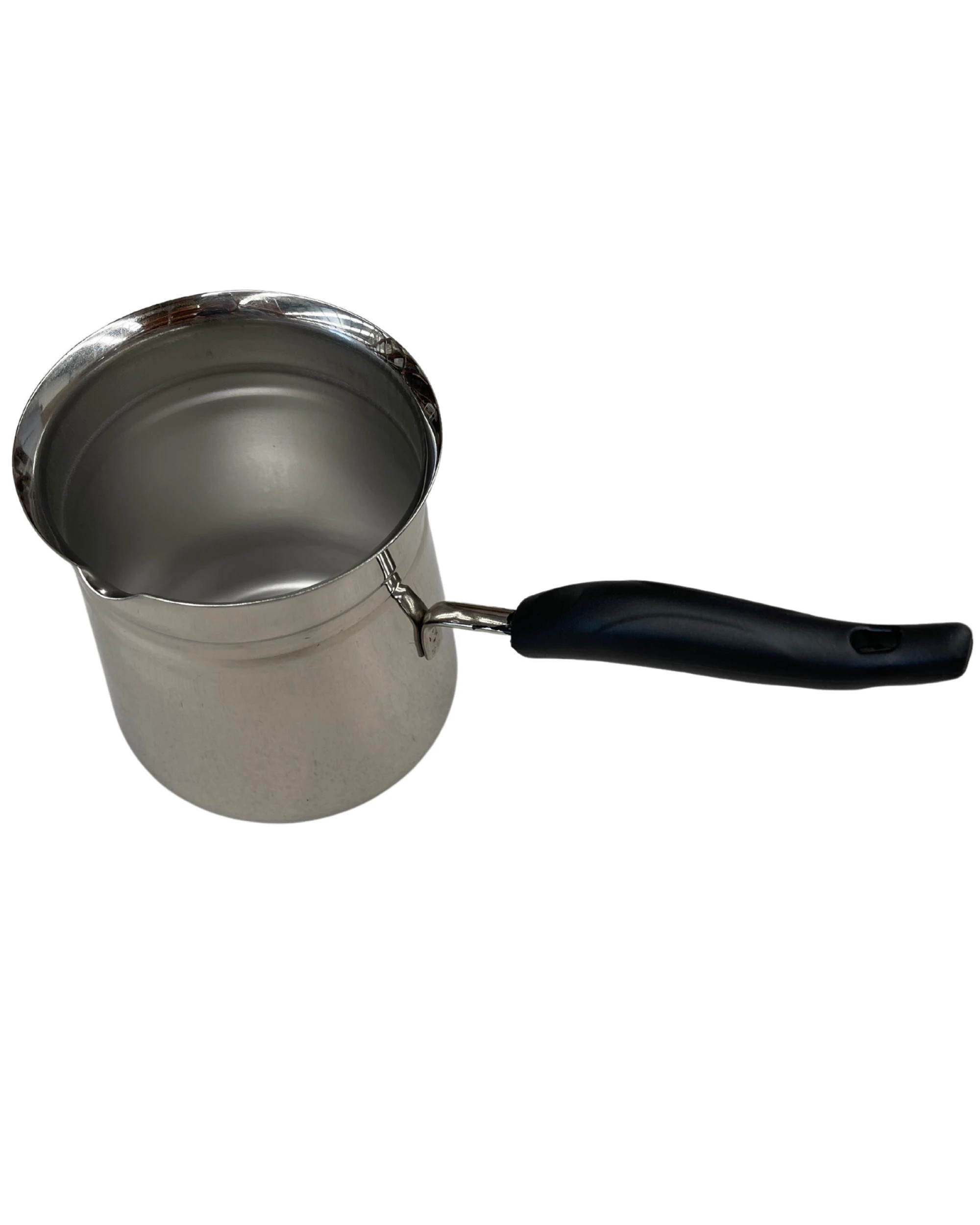 1 BR Home Turkish Coffee Pot with Handle, 1.2L Stainless Steel Milk Warmer, 1 of 4