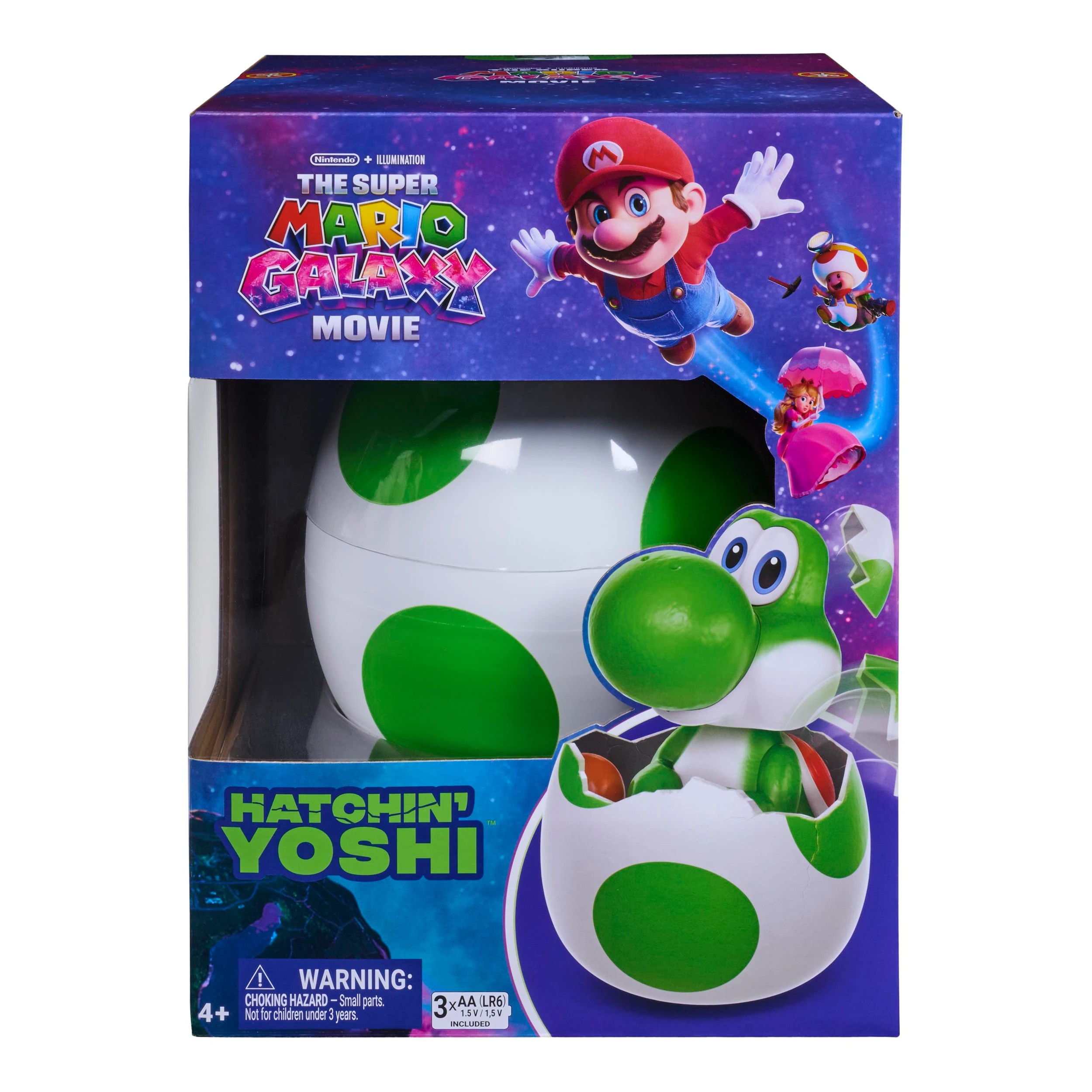 1 Nintendo x Illumination: The Super Mario Galaxy Movie Hatchin' Yoshi, 1 of 8