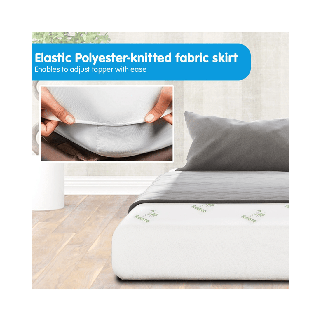 6 Laura Hill Bamboo Mattress Protector- King, 6 of 8