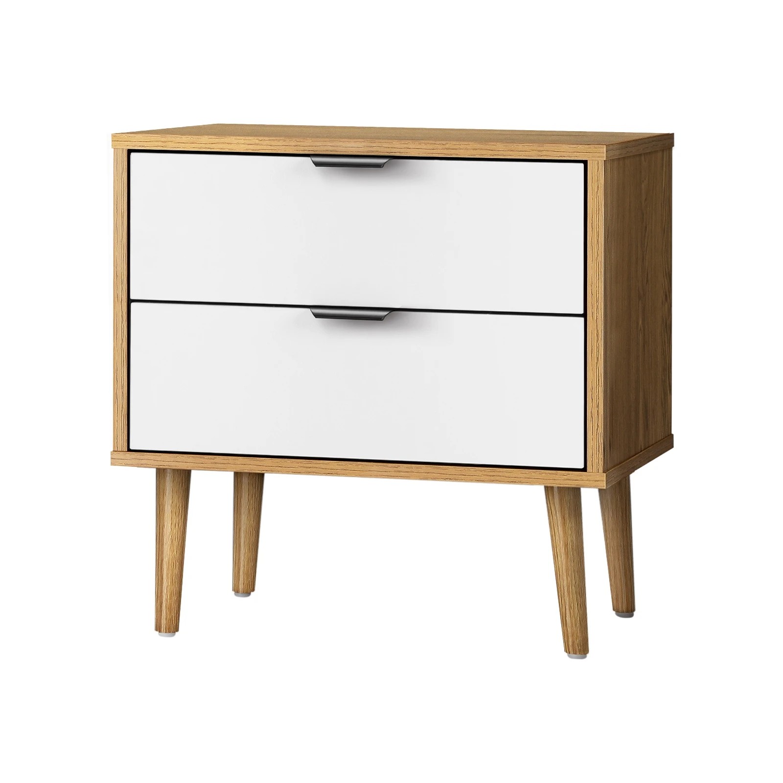 1 Oikiture Bedside Tables 2 Drawers Side Table Nightstand
 - Multi, 1 of 10