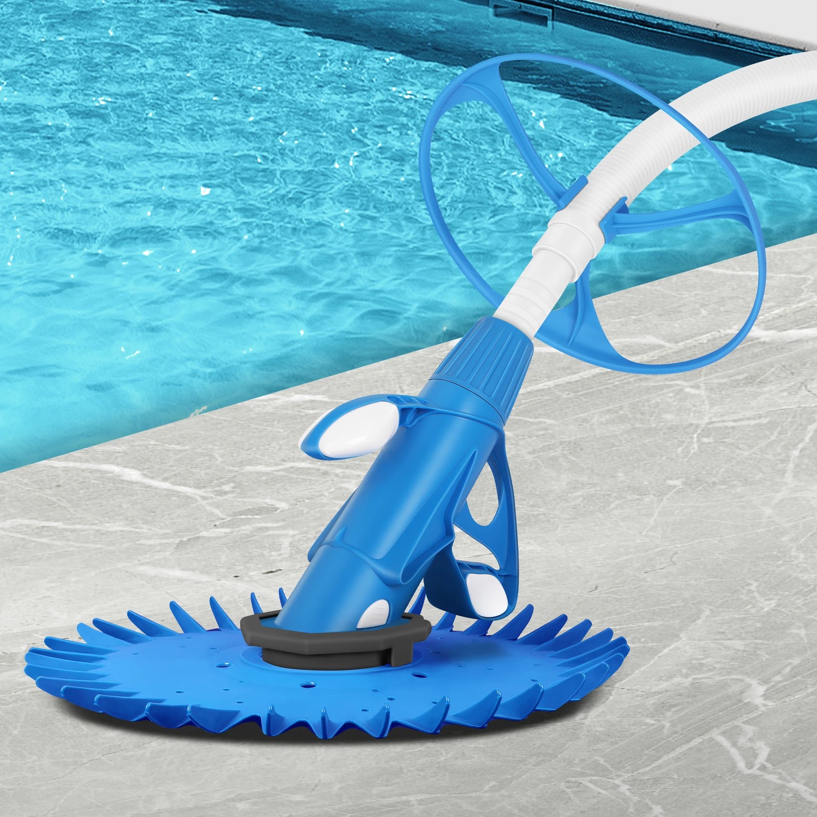 3 Alfordson Pool Cleaner Automatic Vacuum Floor Climb Wall Swimming Pool Hose 10M - Blue, 3 of 5