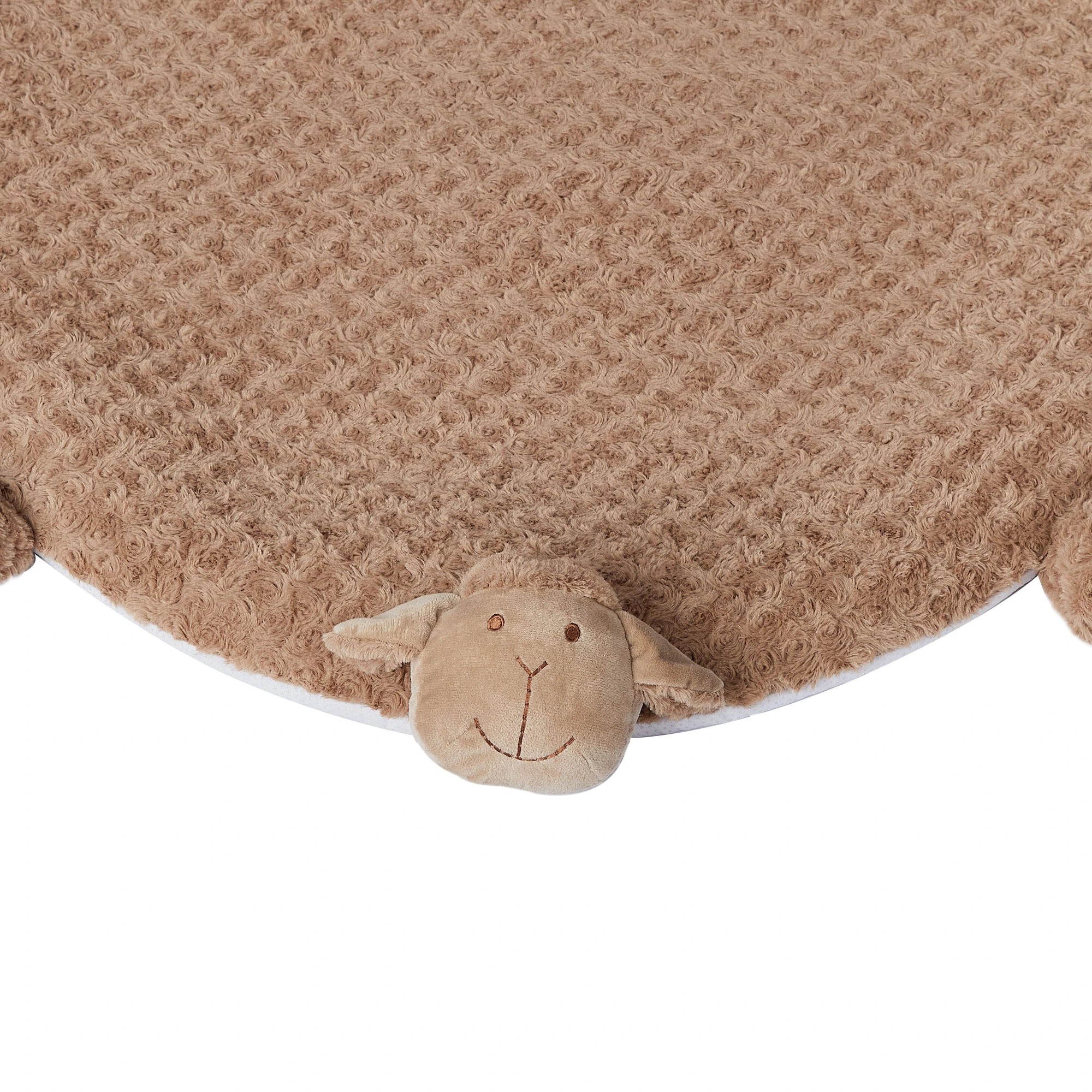 4 Pawz Large Pet Calming Bed With Squeaky Toy Tan, 4 of 6