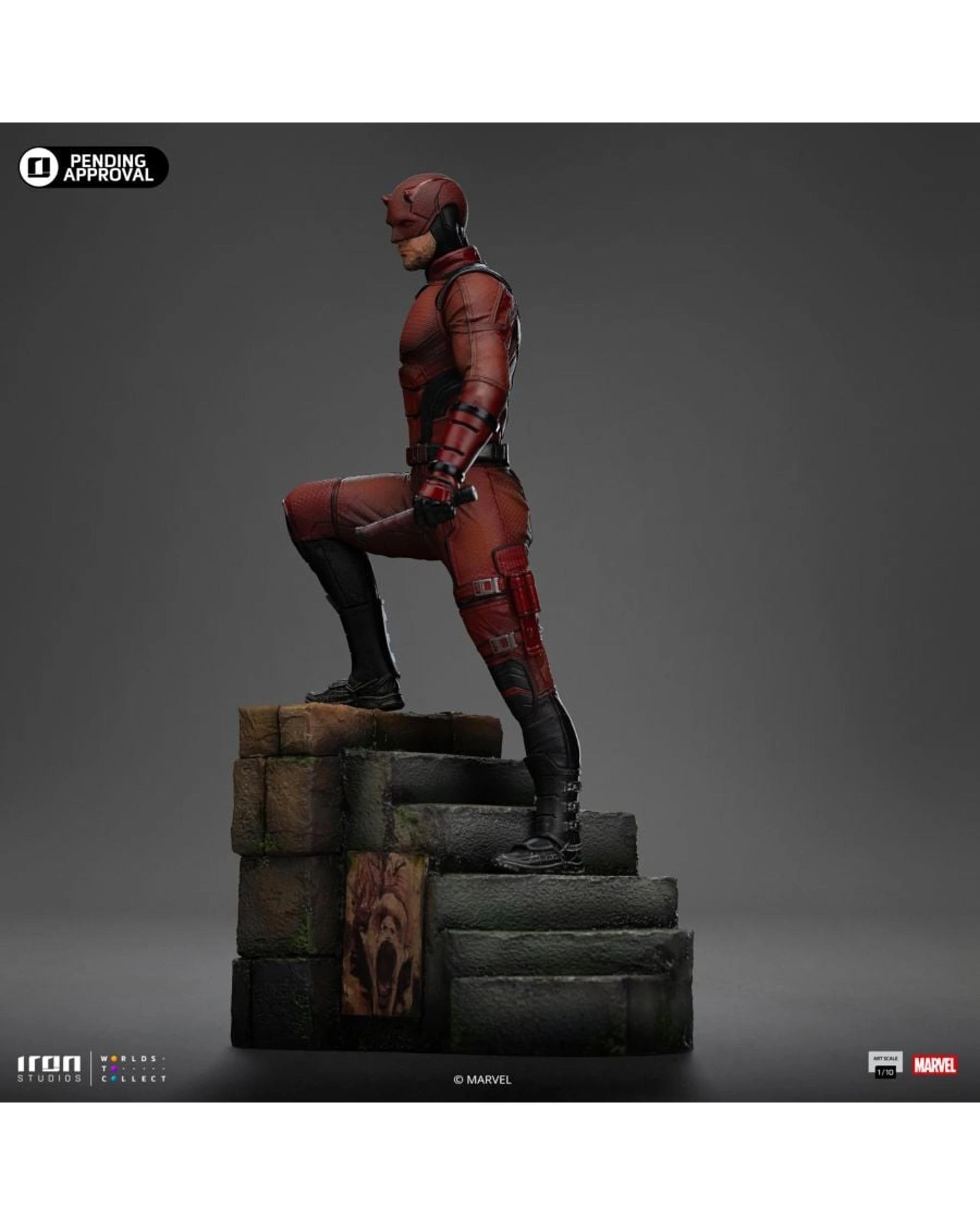 4 Marvel Comics Daredevil 1:10 Statue, 4 of 10