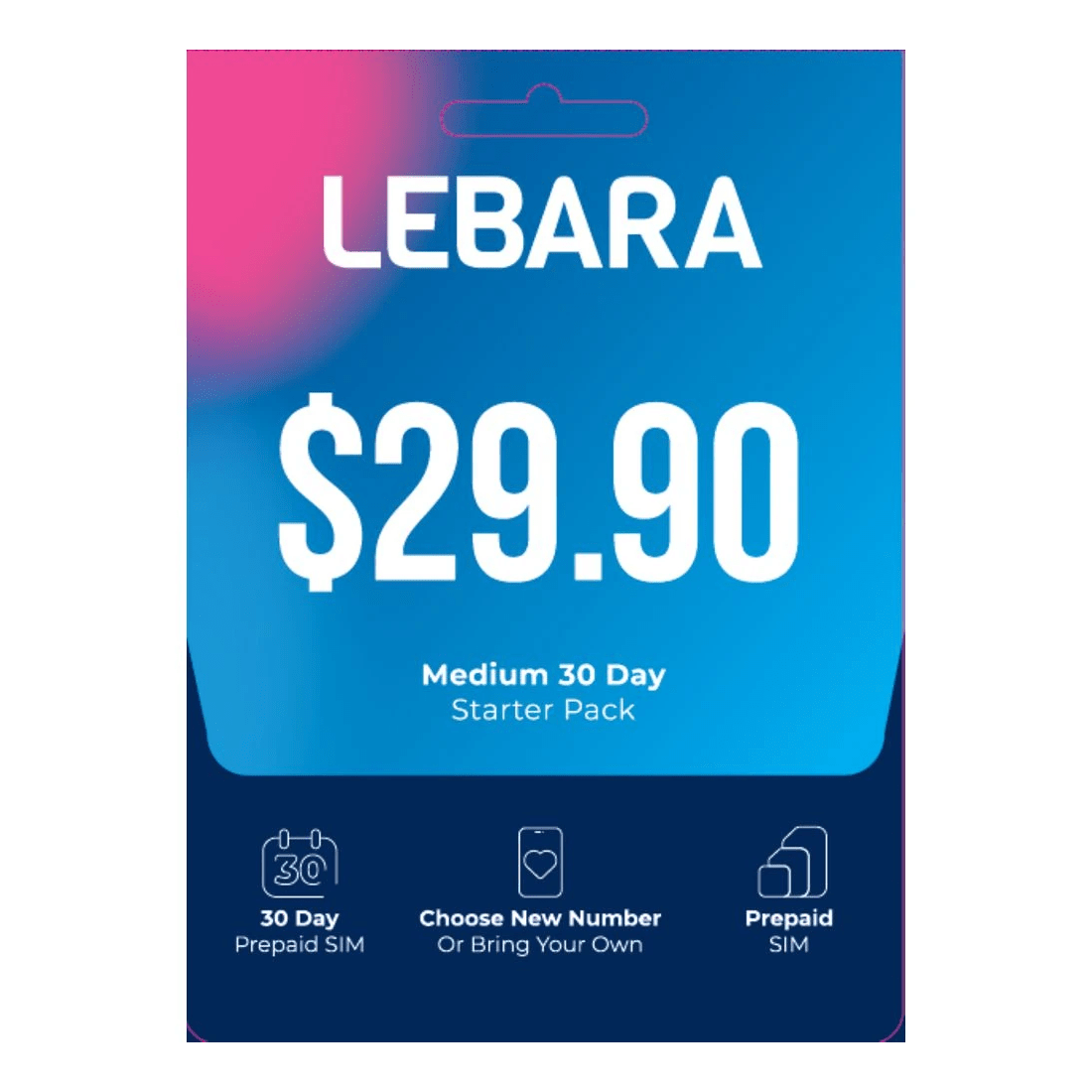 2 Lebara $29.90 Prepaid Eco SIM, 2 of 2