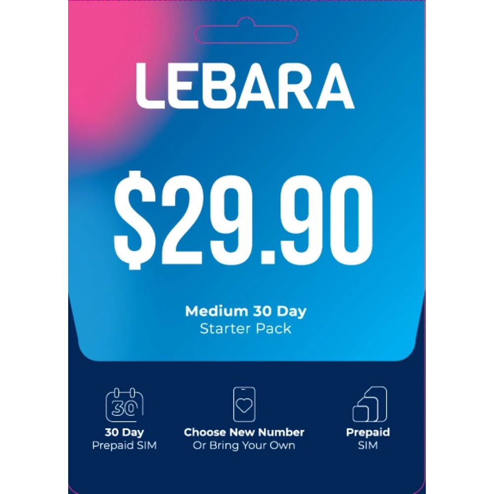 2 Lebara $29.90 Prepaid Eco SIM, 2 of 2