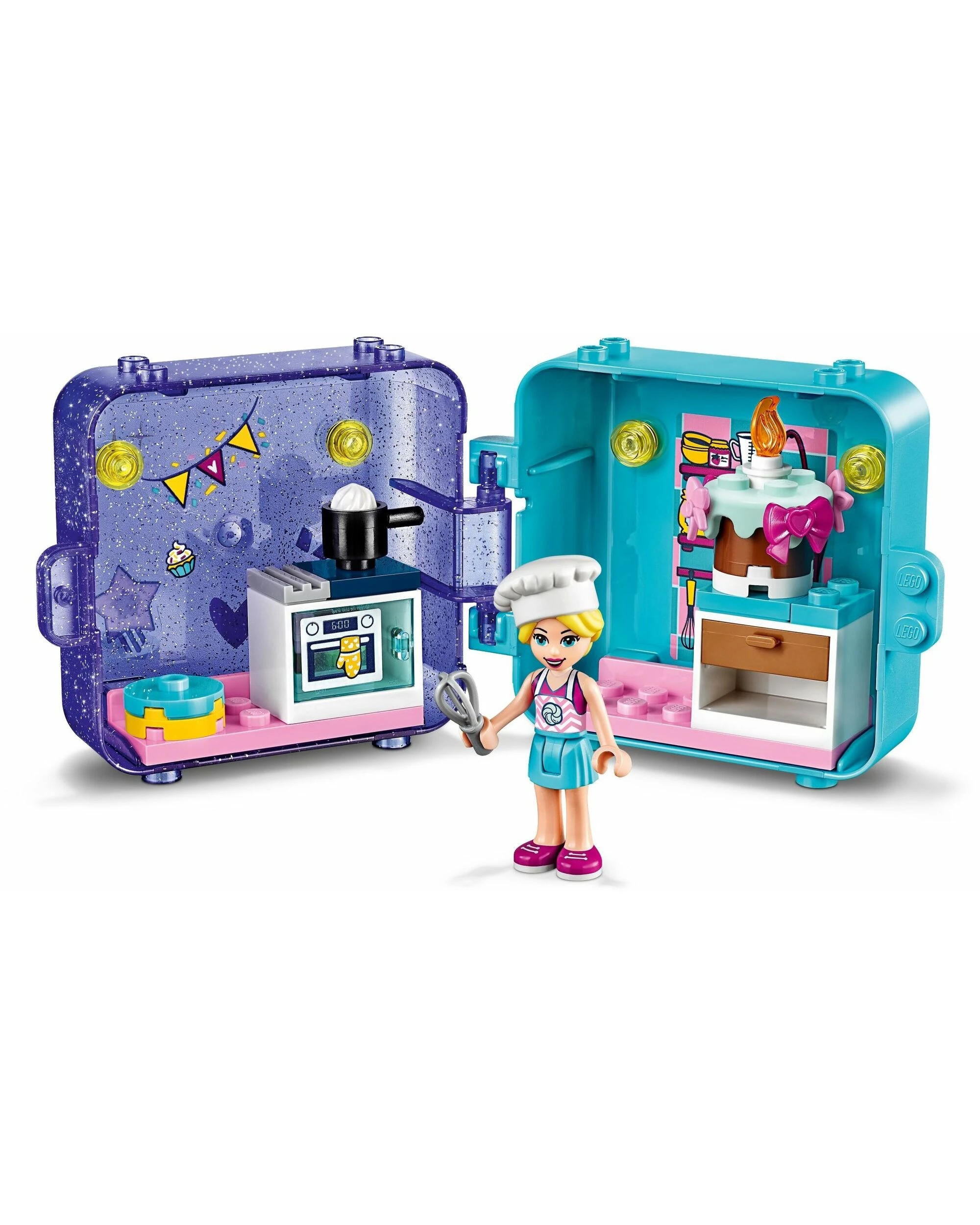2 LEGO 41401 Stephanie's Play Cube: Portable Mini Doll Kitchen Set, 2 of 4