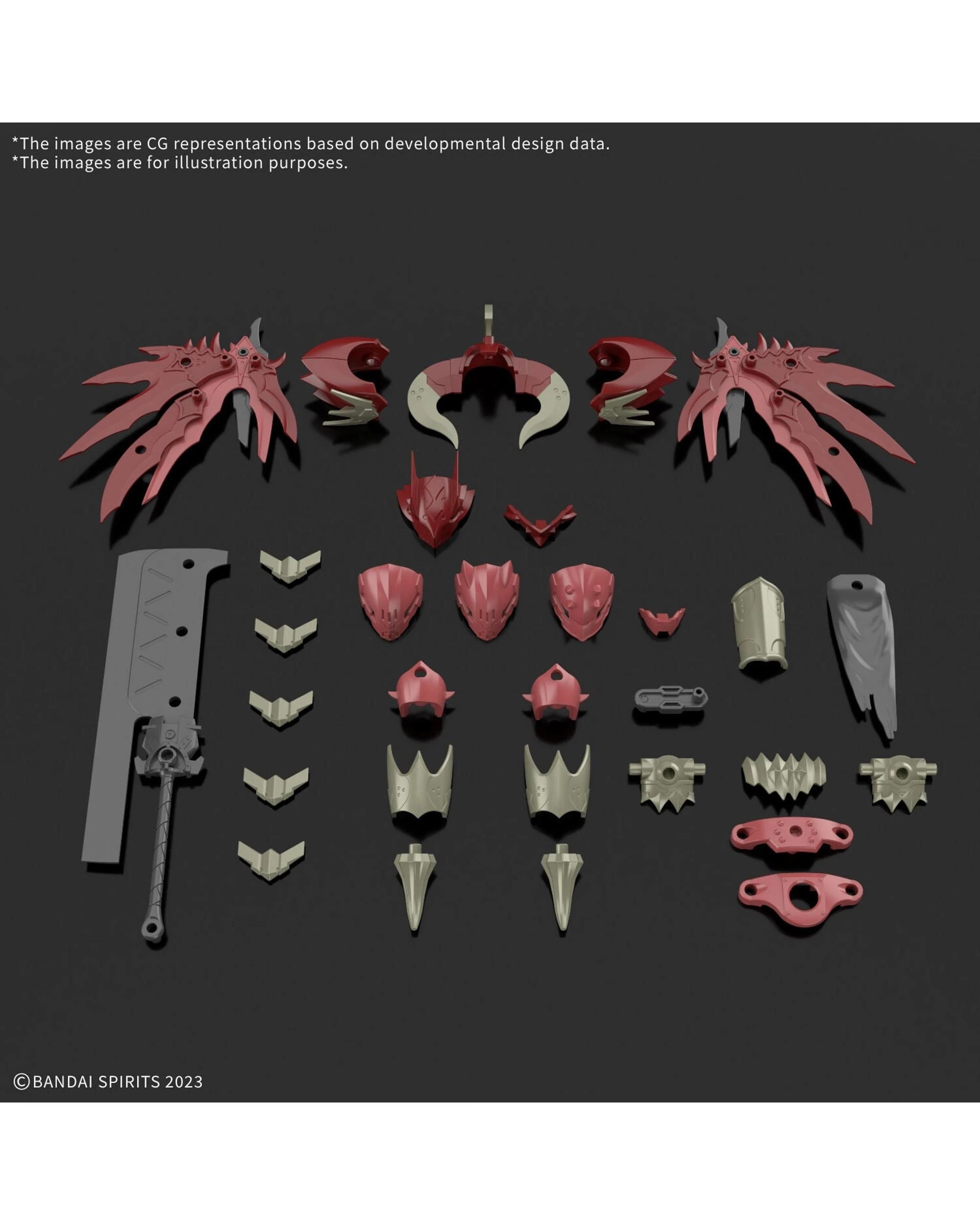 2 Bandai 30MF Class Up Armour Dragonia Lord Model Kit, 2 of 7