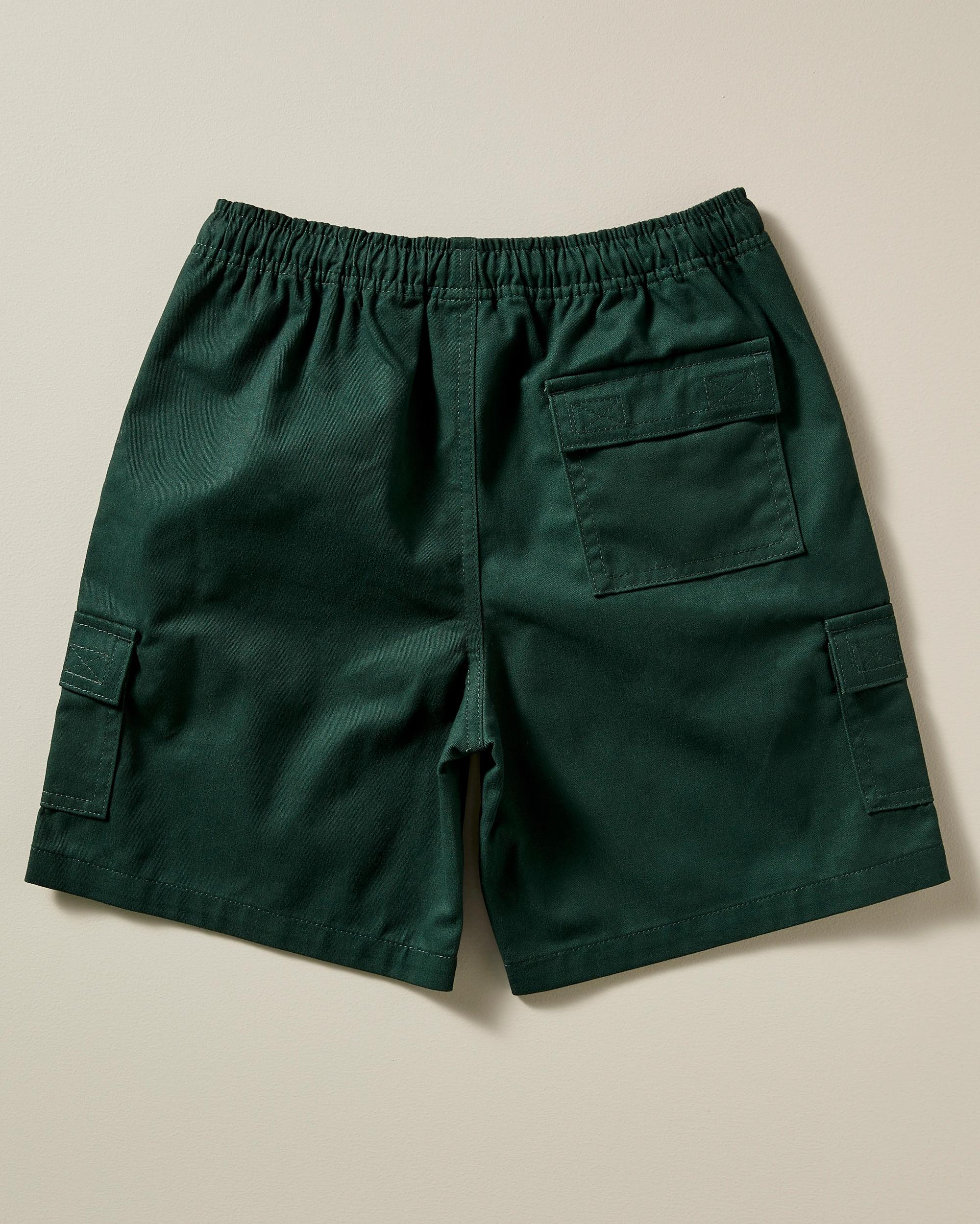 4 Target Kids Cargo School Shorts BOTTLE GREEN, 4 of 6