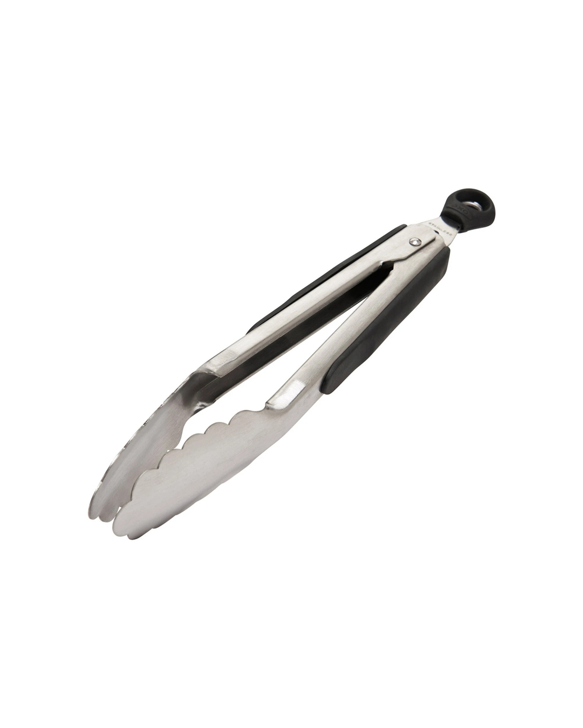 6 Oxo Good Grips 23cm Stainless Steel Tongs With Locking Clip Non Slip Handles - Silver, 6 of 7