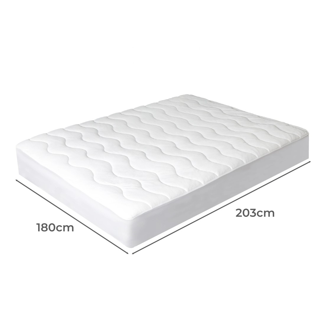2 Dreamz Cooling Mattress Topper King, 2 of 4