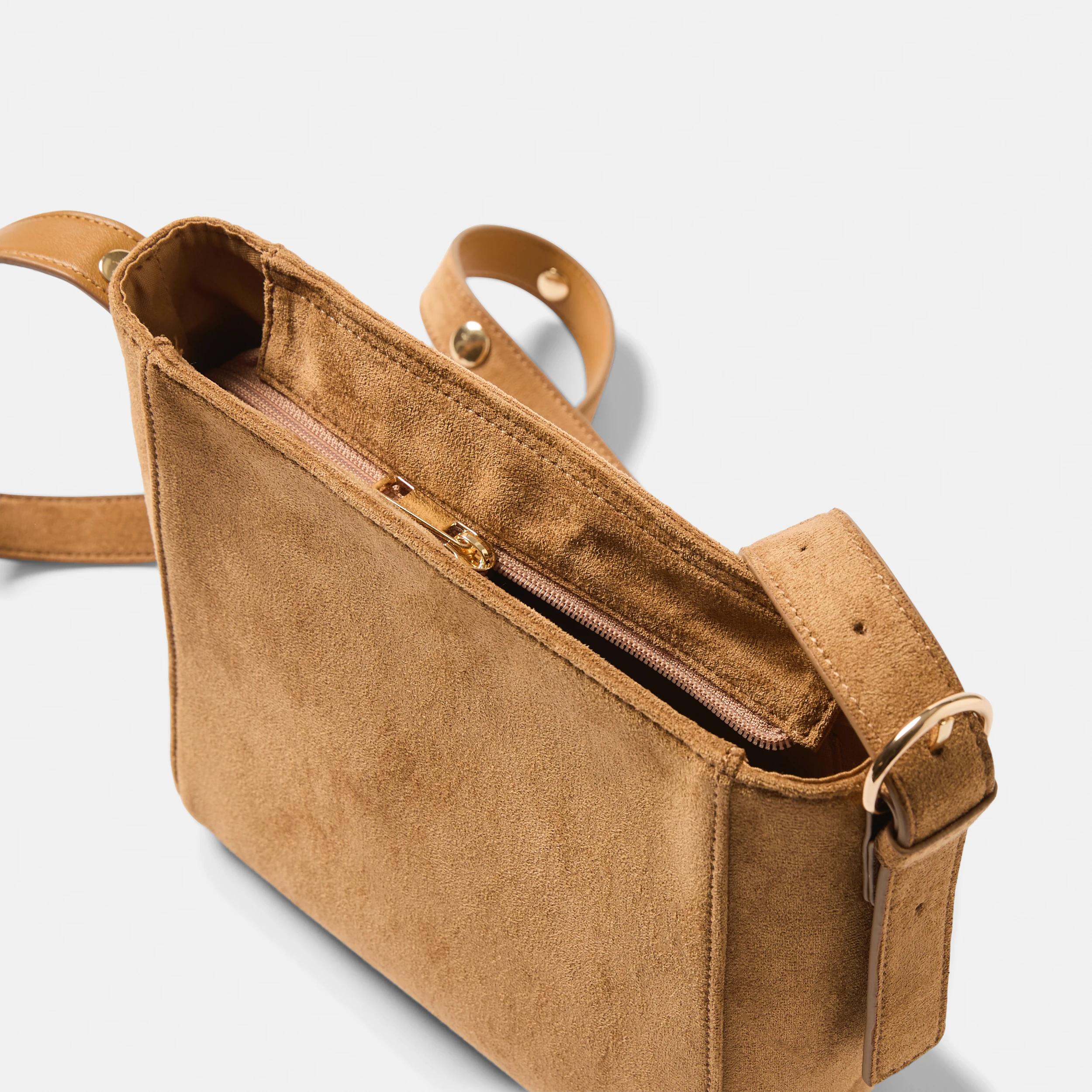 4 Studded Crossbody Bag CAMEL TAN, 4 of 8