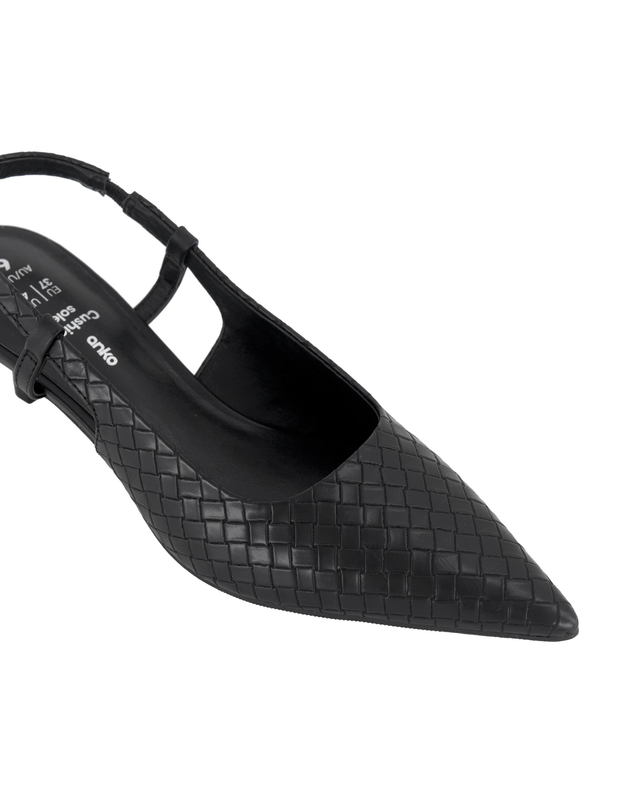 5 Slingback Kitten Heels Black, 5 of 5