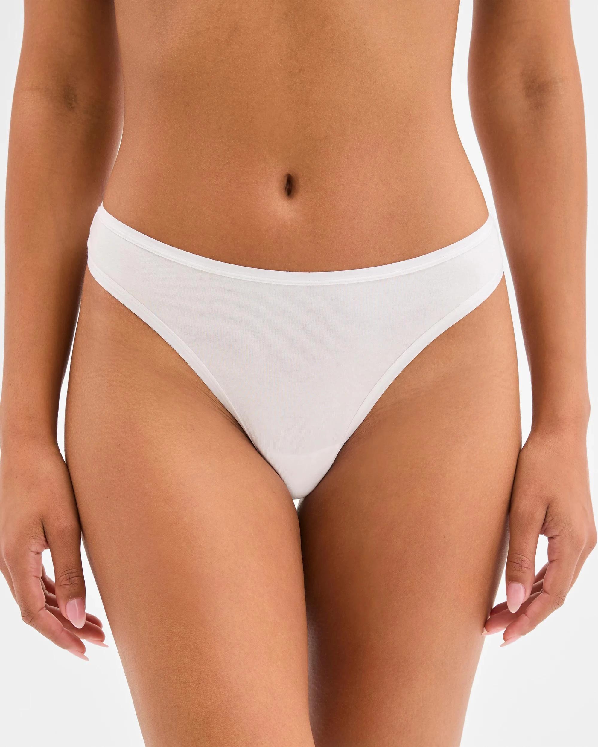 2 Target Woman Womens Australian Cotton Blend G-String Briefs 5 Pack WHITE/BARE BEAUTY/BLACK, 2 of 3