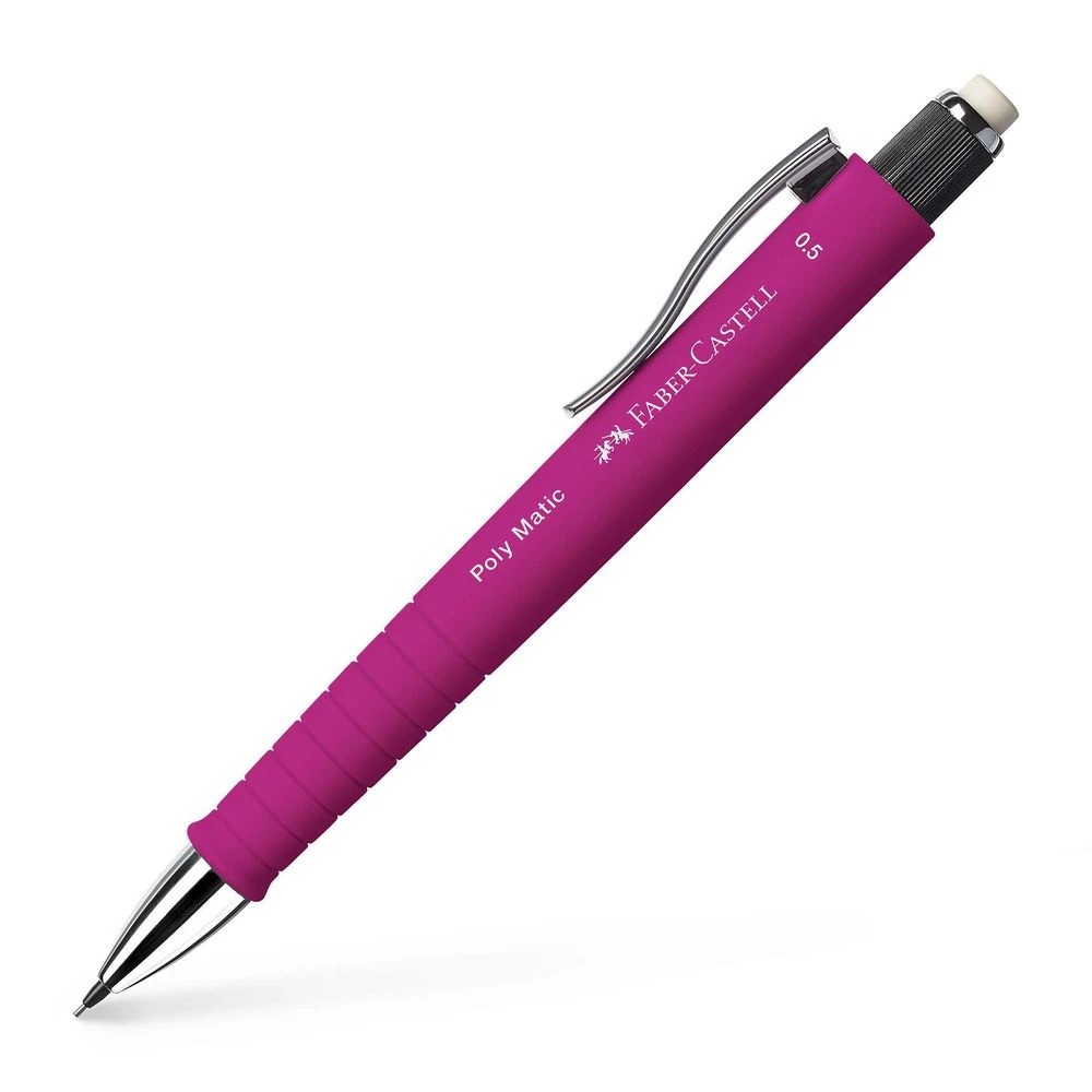 2 Faber-Castell Polymatic Mechanical Pencil 0.5mm Pink, 2 of 4