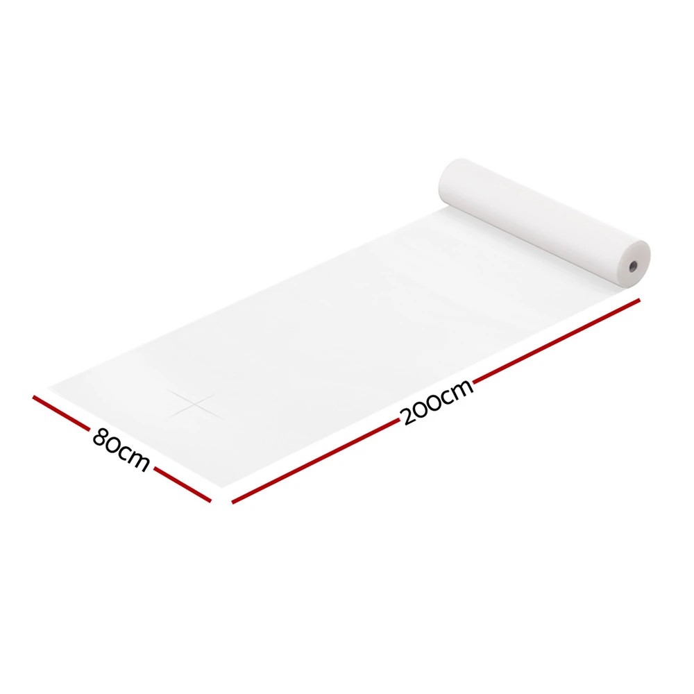 2 Zenses 80cm X 200cm Massage Table Cover 6 Rolls 300 Pieces - White, 2 of 6