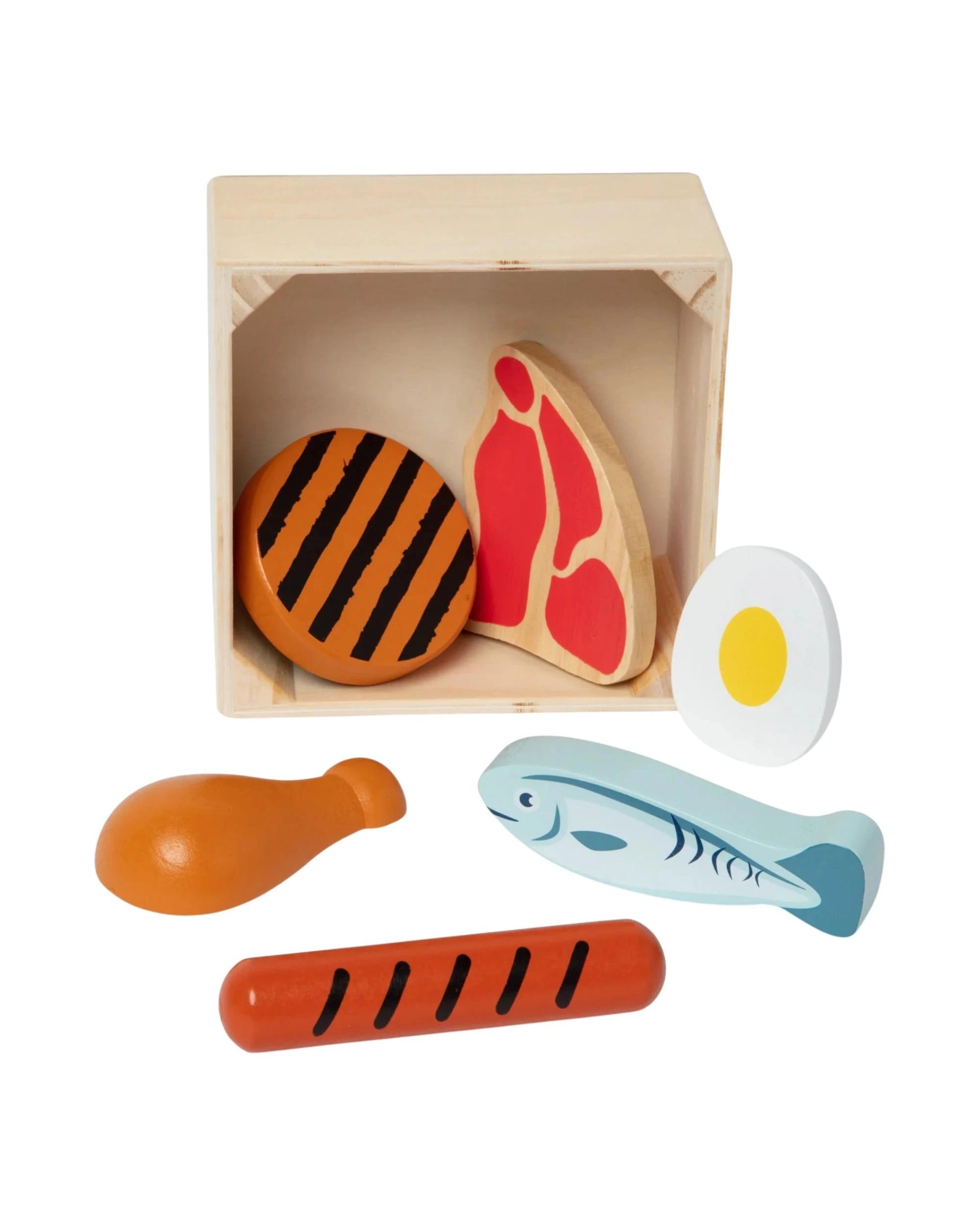 3 Melissa and Doug Wooden Food Groups Protein Play Set, 3 of 7