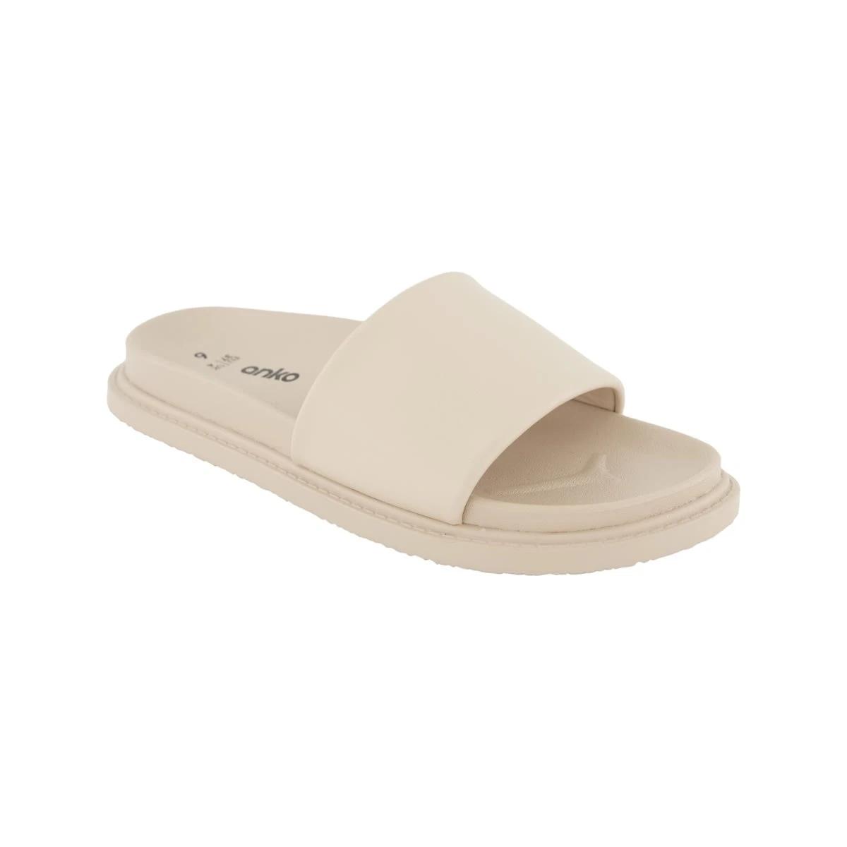 1 Comfort Band Slides Beige, 1 of 4