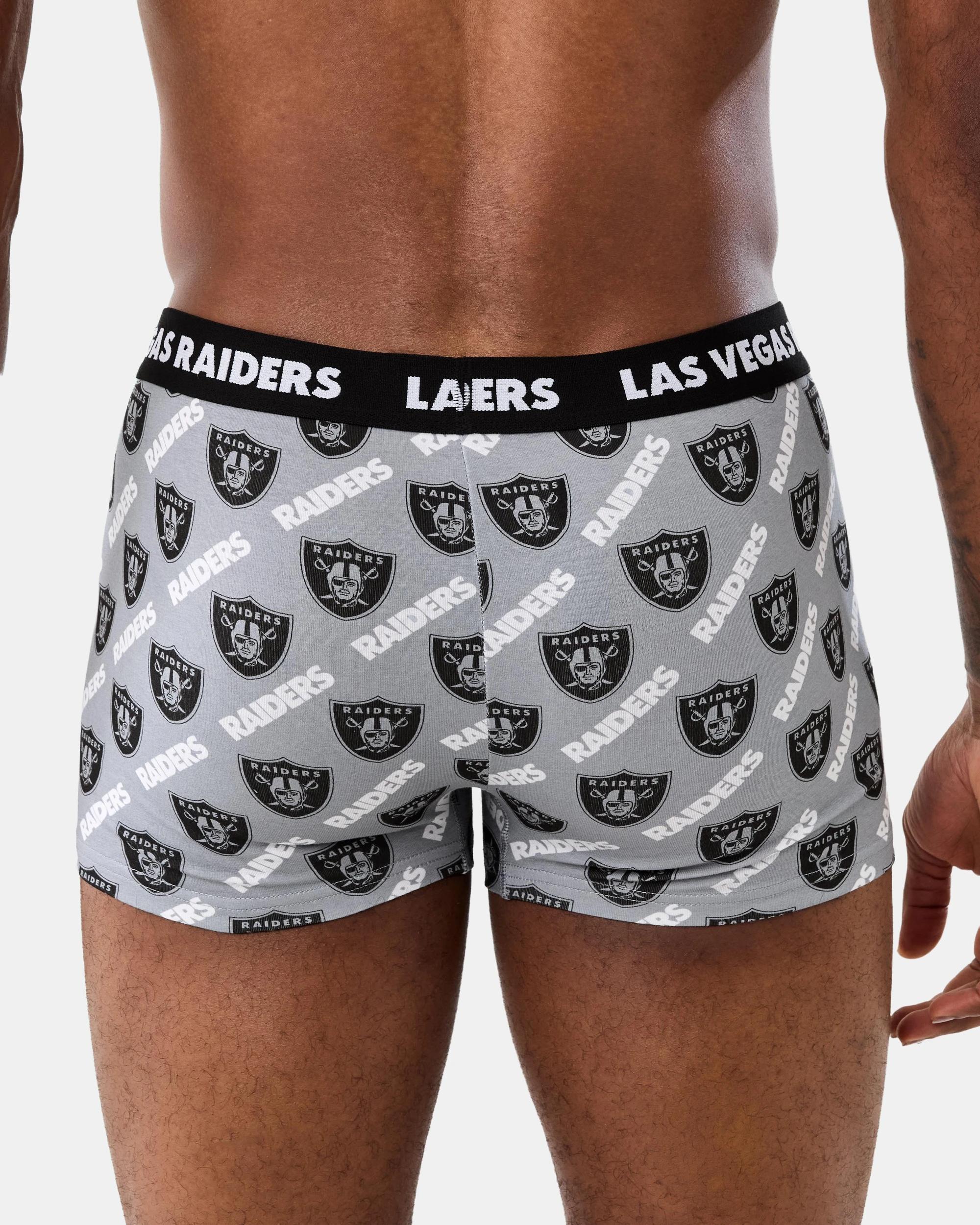 5 2 Pack NFL Adult Trunks Raiders, 5 of 9