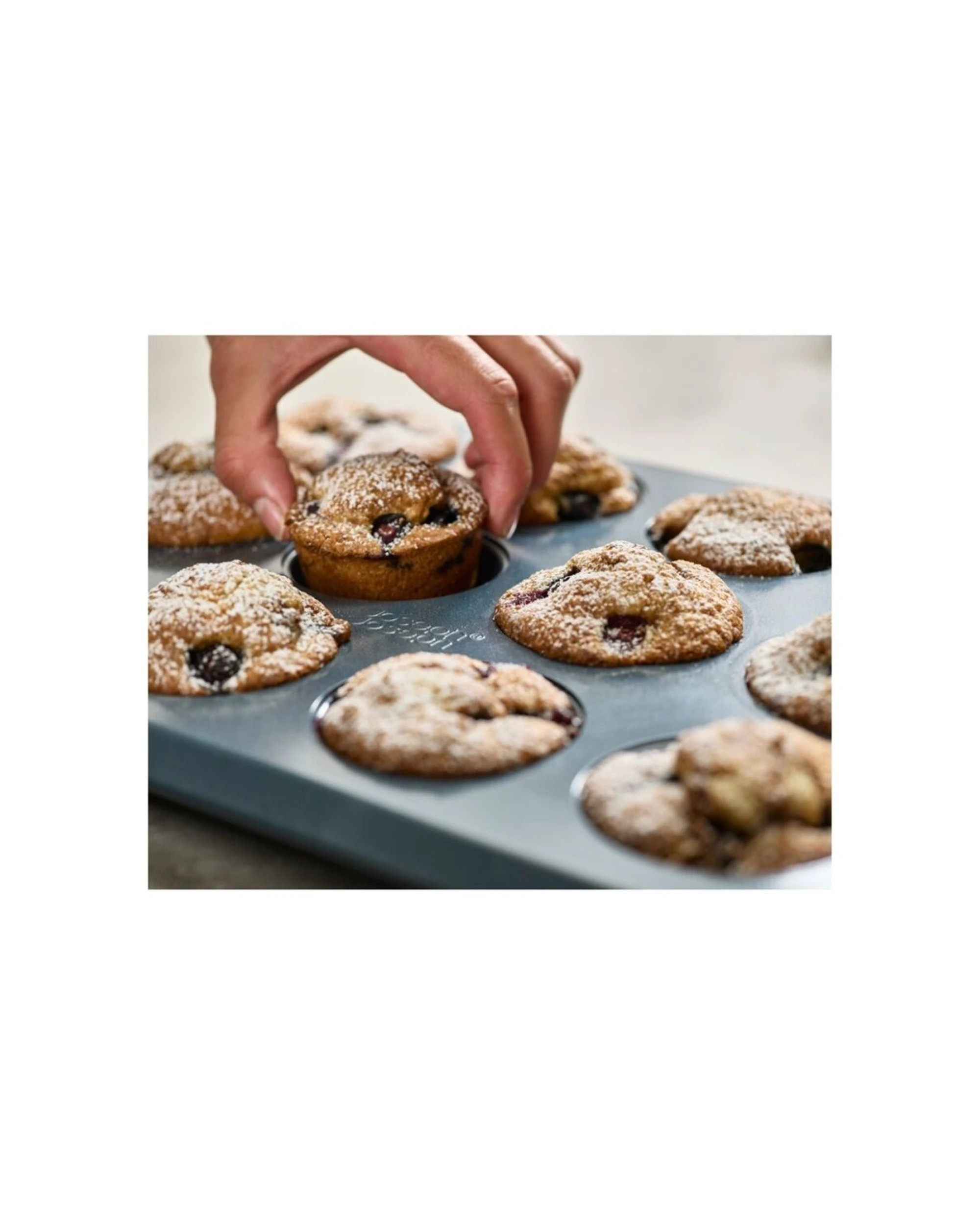 8 Joseph Joseph 2PK Carbon Steel Non-Stick Nest Bake 12 Cup Muffin Pan - Blue, 8 of 8