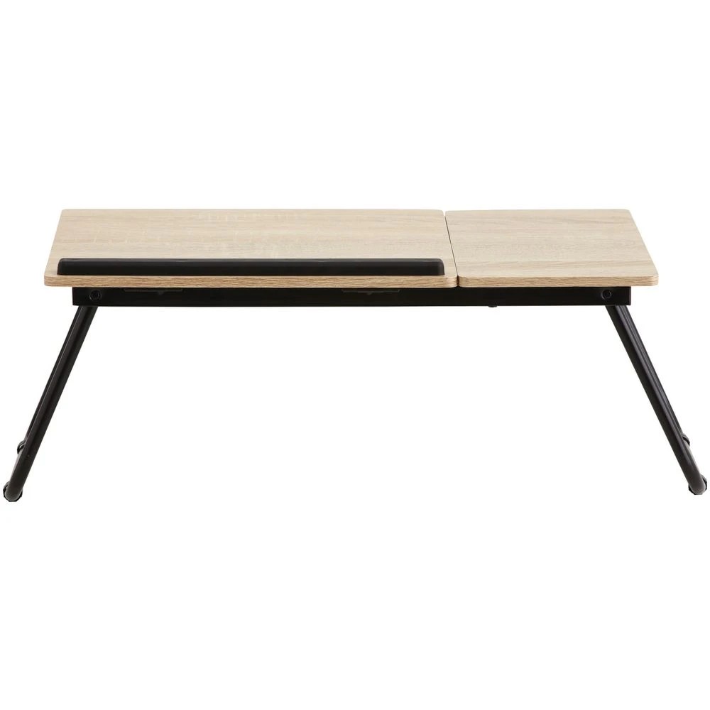 2 Reading Portable Laptop Table Oak and Black, 2 of 7