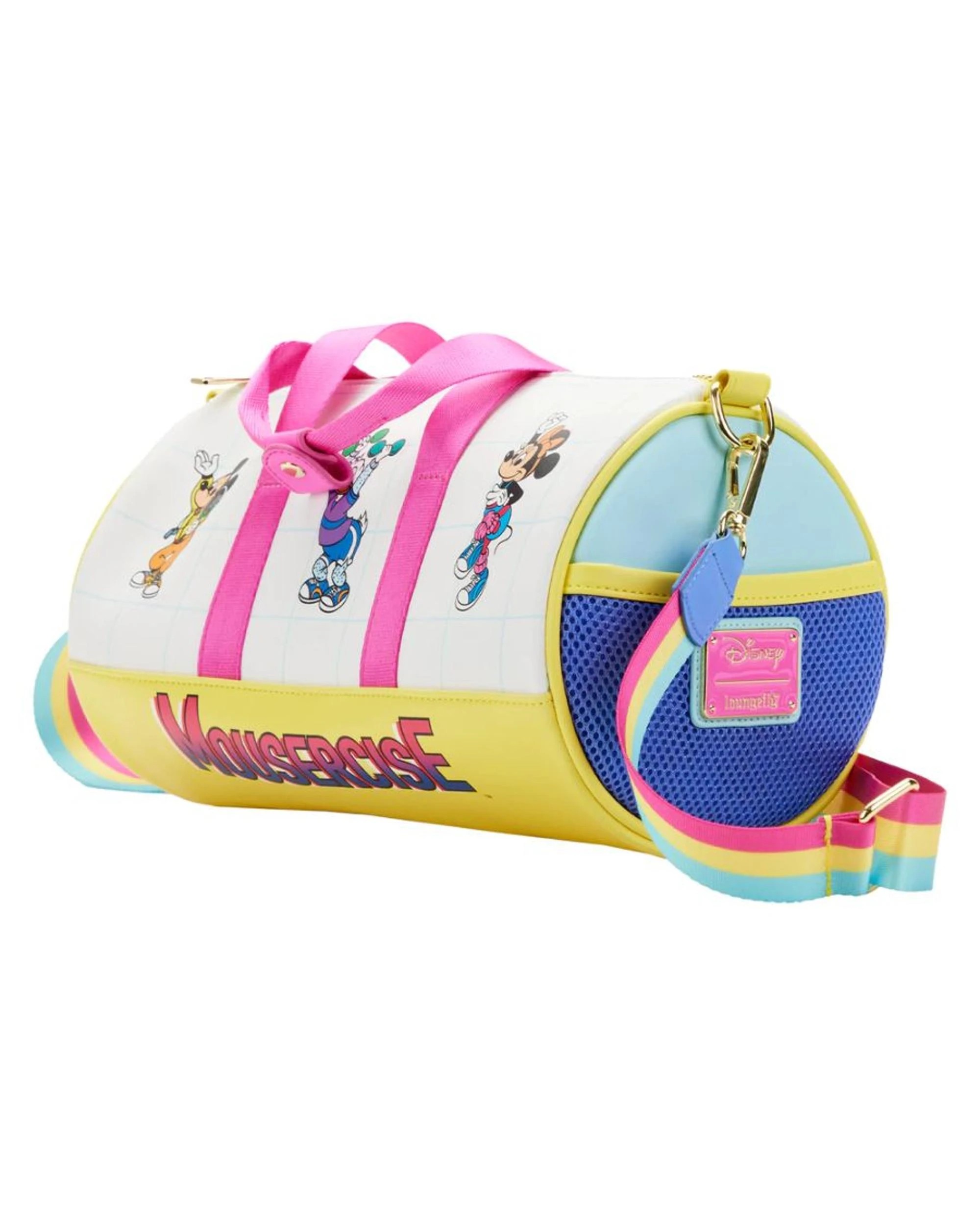 3 Loungefly Disney Mousercise Duffle Bag, 3 of 6
