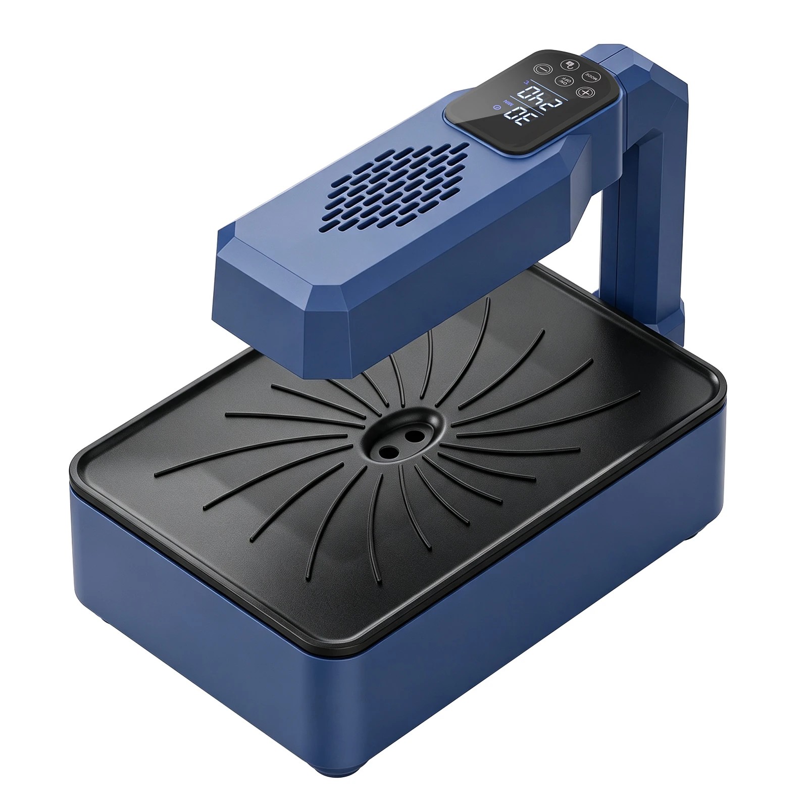 1 Yopower Electric Grill with Top Heating - Blue, 1 of 5