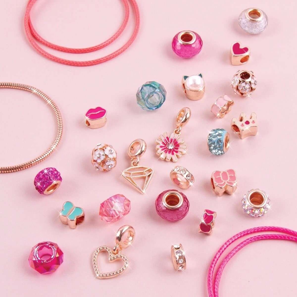 5 28 Piece Make It Real Halo Charms Bracelets: Think Pink Kit, 5 of 9