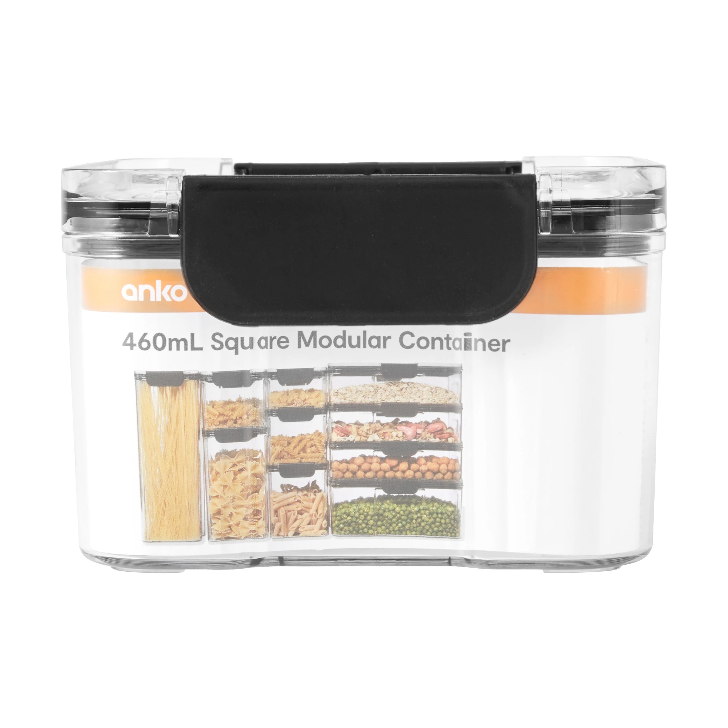 4 460ml Square Modular Container, 4 of 4