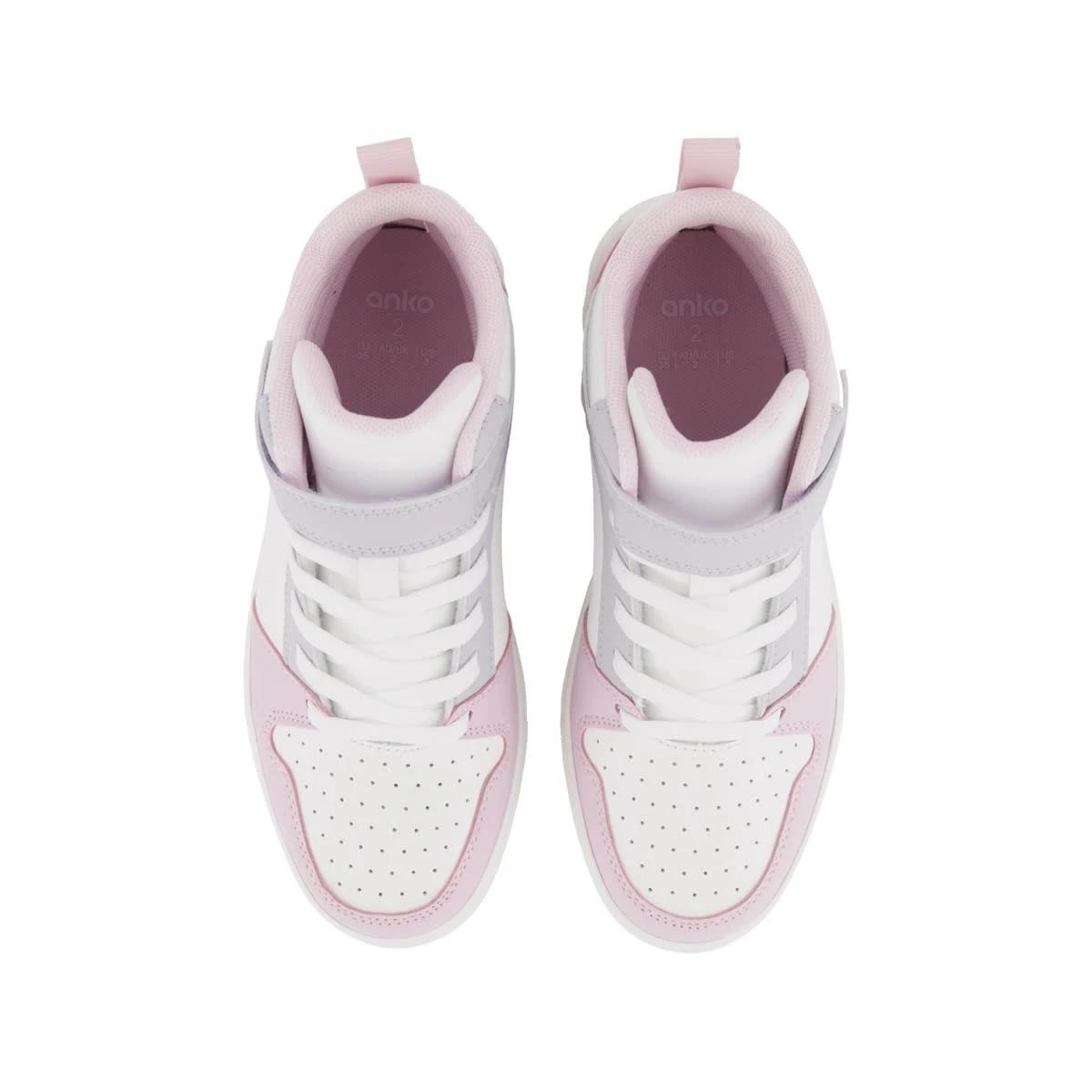 3 Senior High Top Sneakers Pink Lilac, 3 of 5
