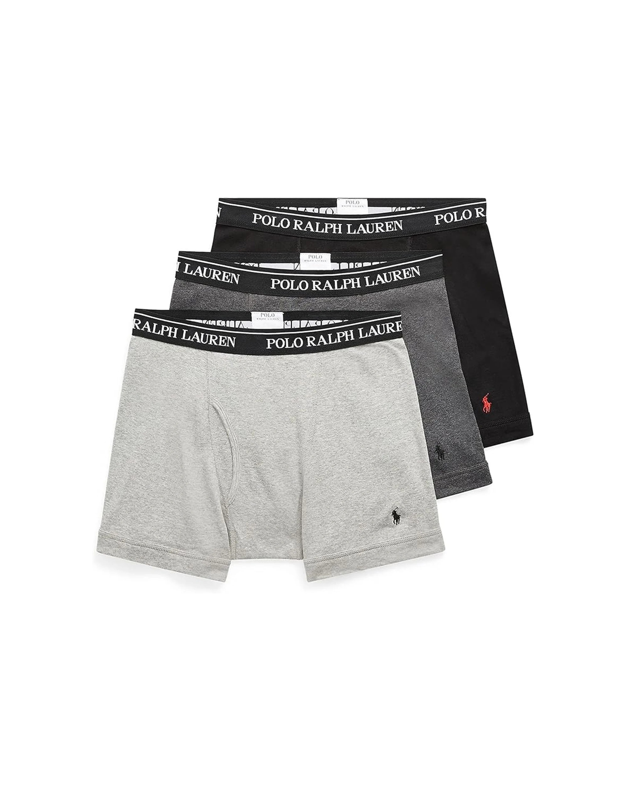 1 Polo Ralph Lauren 3pc Classic Fit Mid Rise Trunks Men Underwear - 2XL - Assorted, 1 of 6