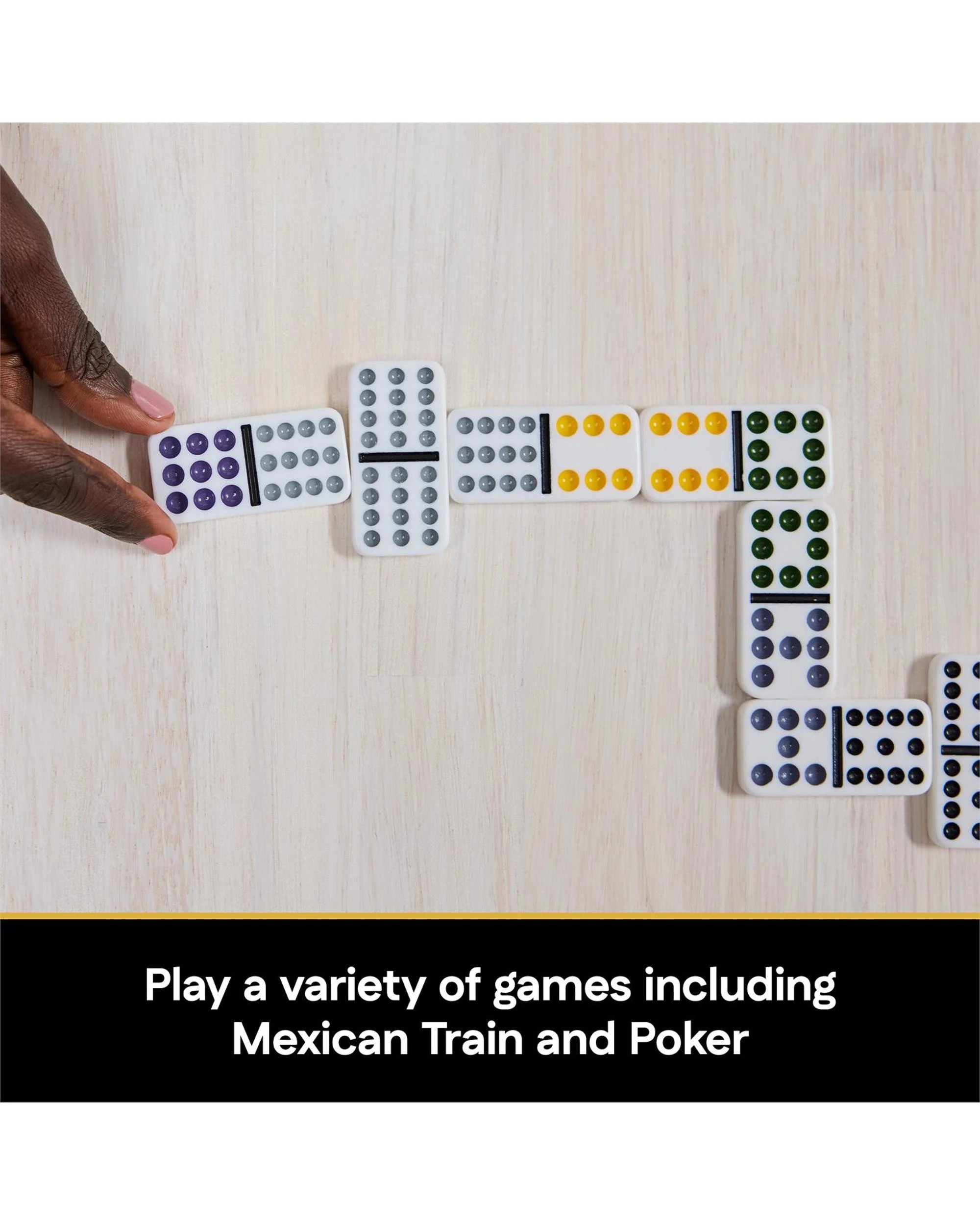 5 Cardinal Classics Double-Twelve Dominoes Set, 5 of 6