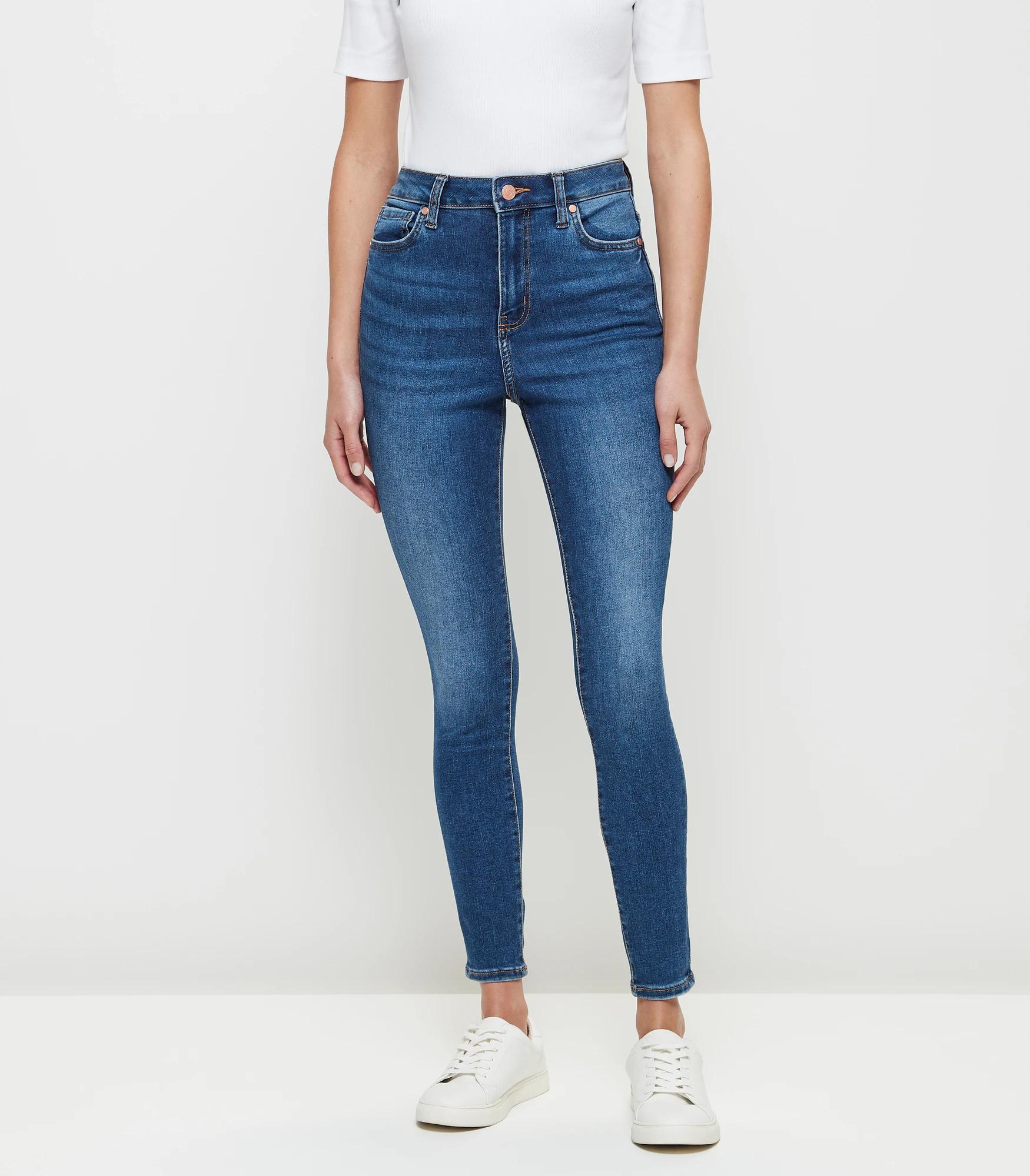 1 Target Sophie Skinny High Rise Ankle Length Denim Jeans MID WASH, 1 of 10