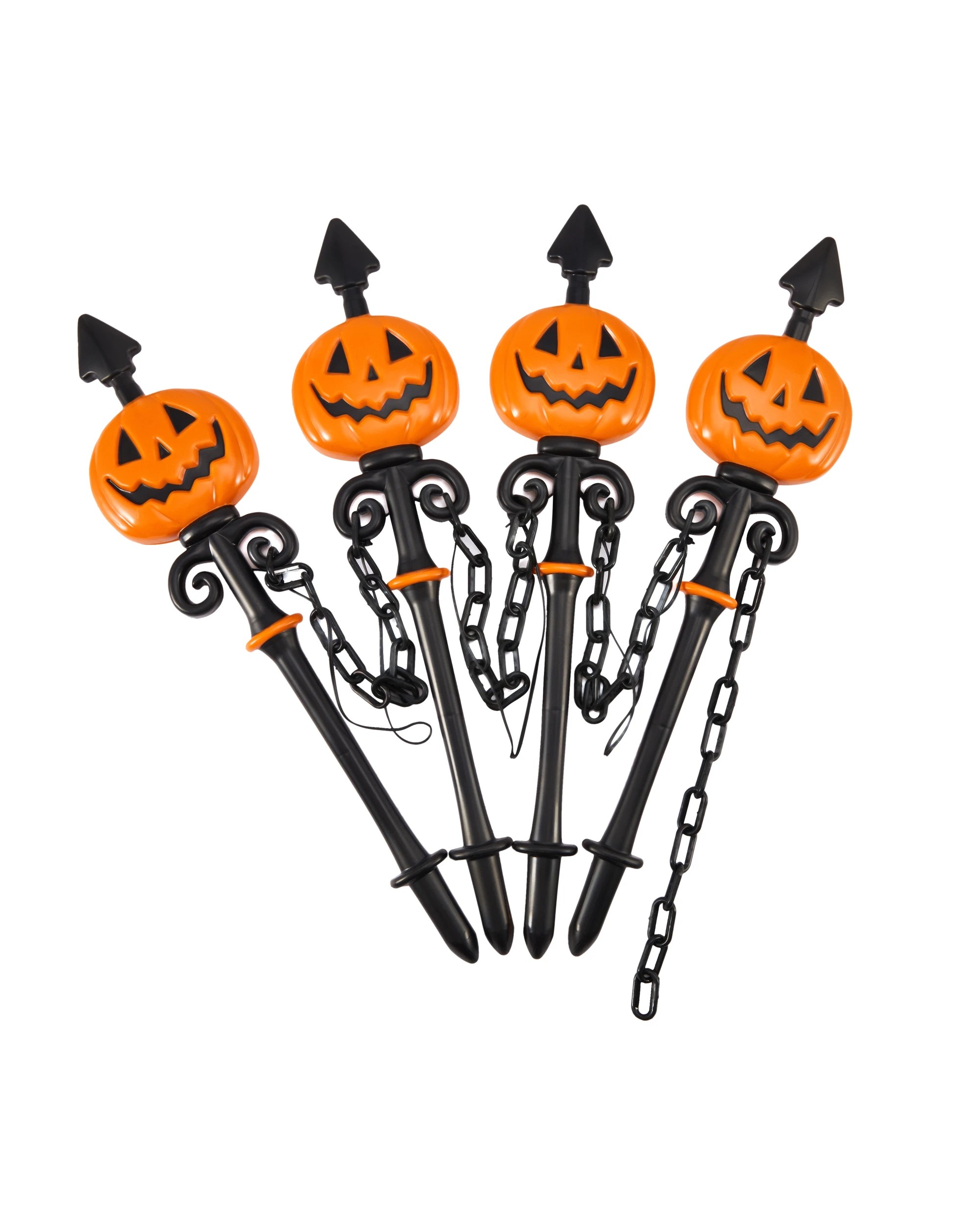 5 4 Pack Battery Operated LED Light Up Fence Stakes, 5 of 8