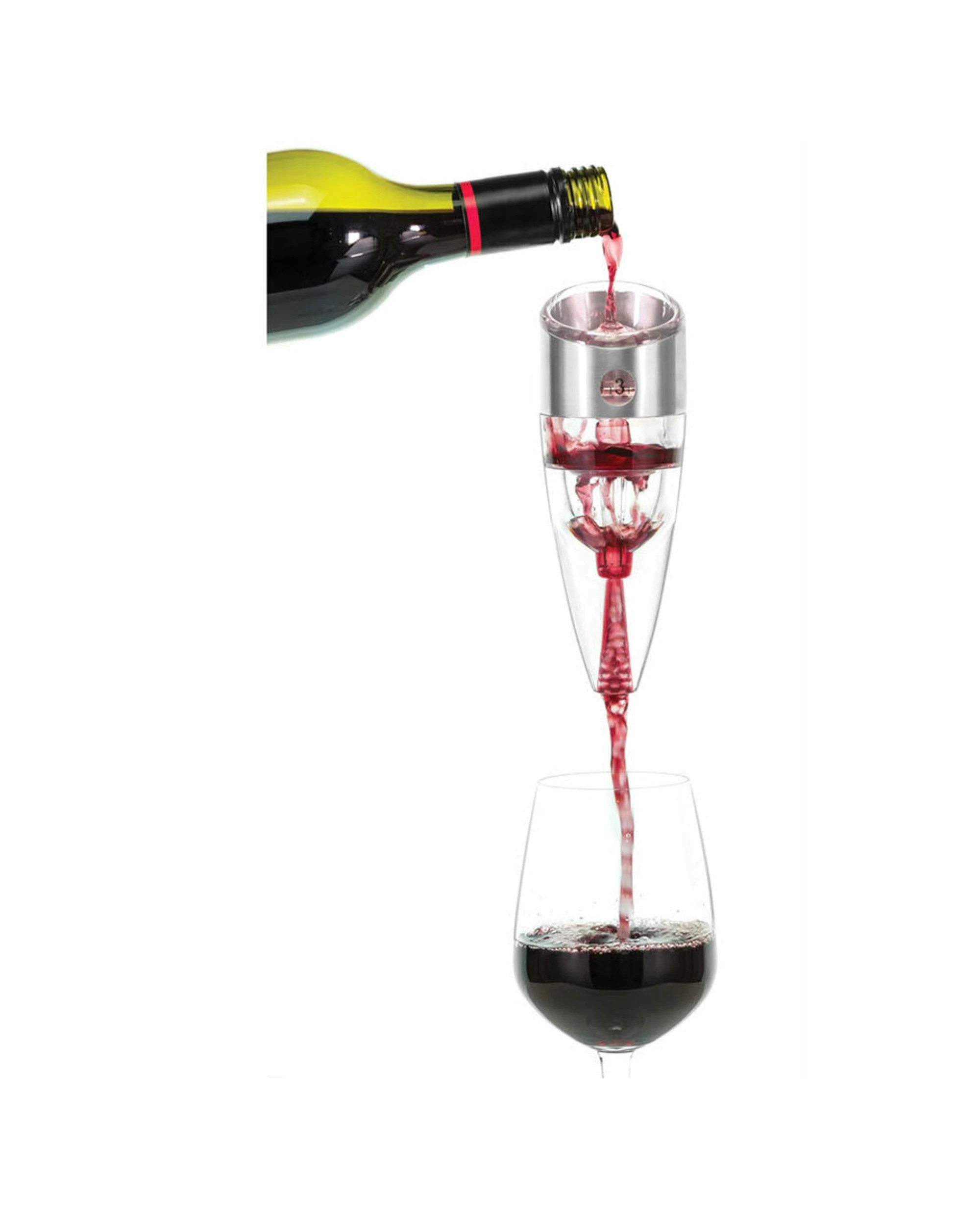 2 Avanti Adjustable Deluxe Wine Aerator With Strainer And Travel Pouch Gift Boxed - Clear, 2 of 2