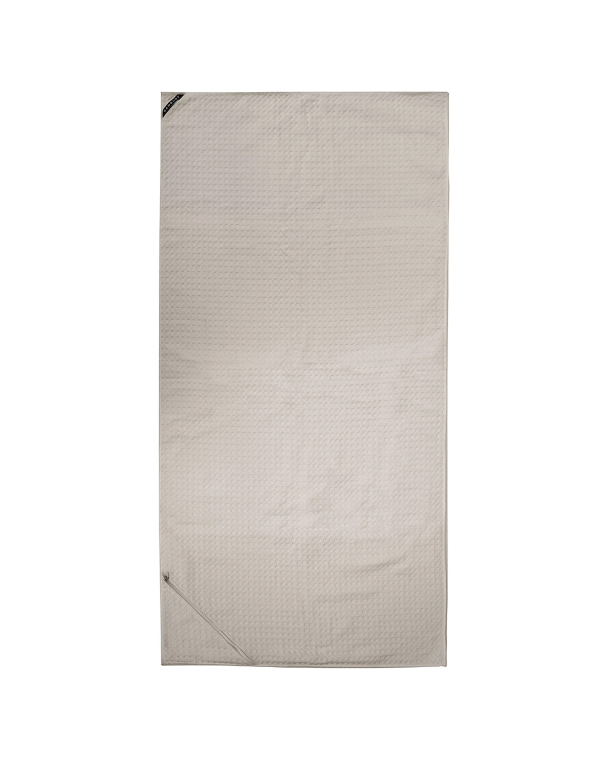 2 BAMBURY Matrix Microfibre Gym Towel Large 2 Pack 60 x 120cm Zip Pocket - Black, 2 of 3