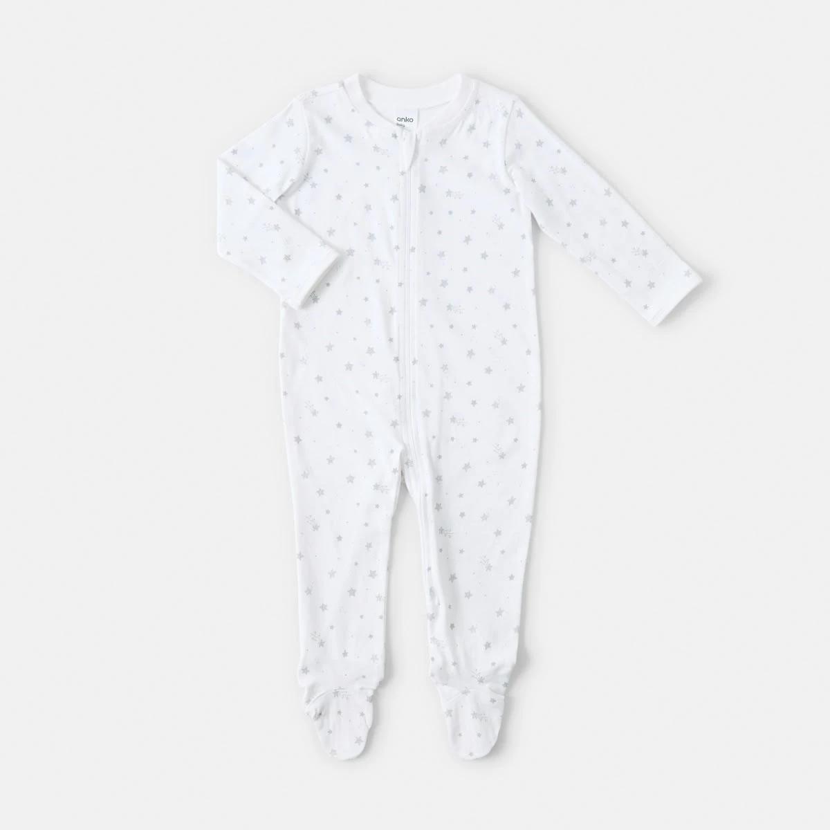 1 Everyday Coverall Wht Stars, 1 of 3